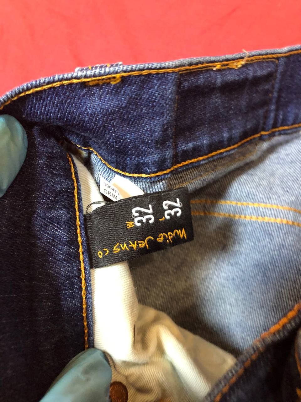 Nudie Jeans Nudie Jeans Steady Eddie Mens Blue Denim Jeans Size US 32 / EU 48 - 4 Thumbnail