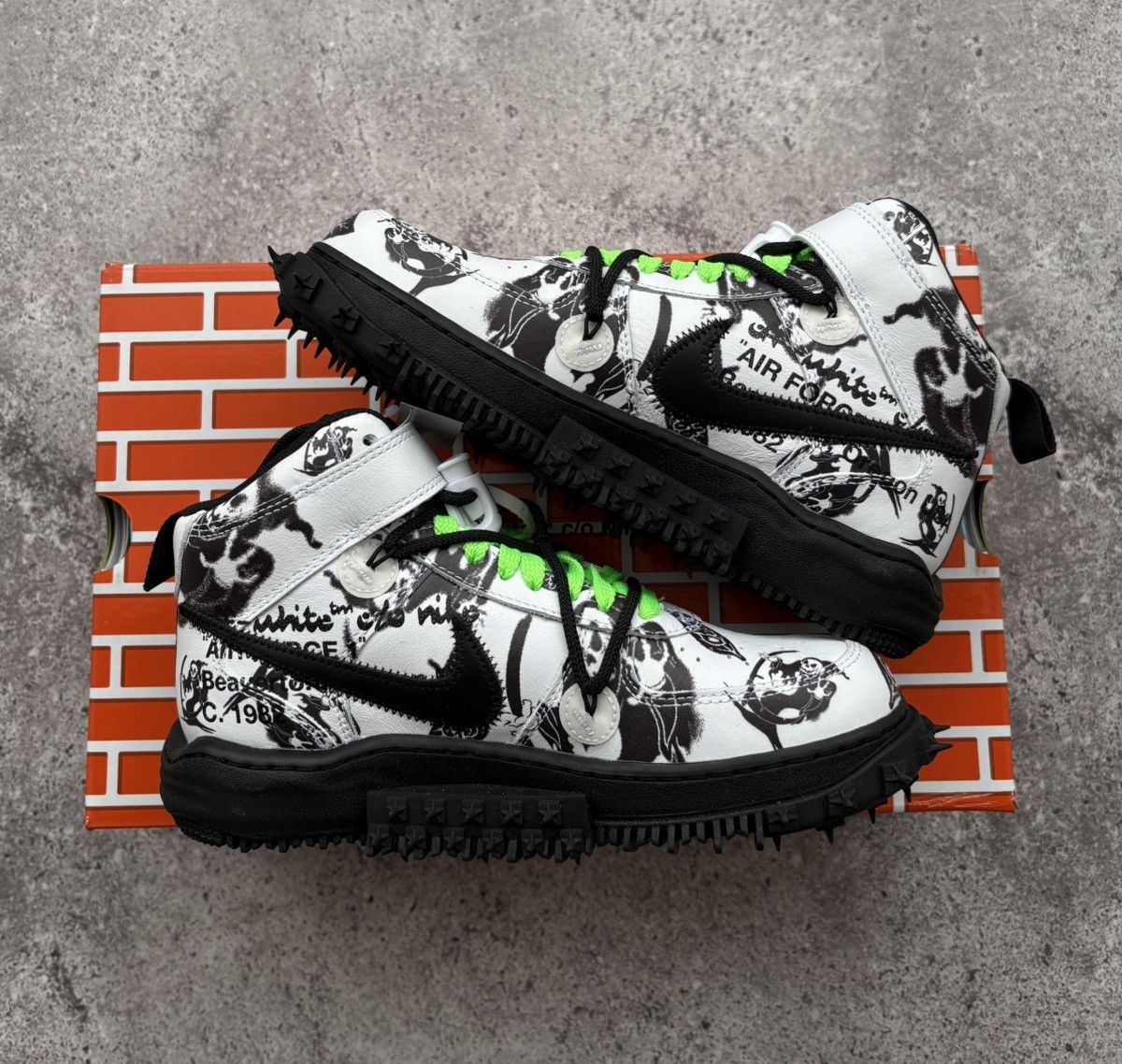 Nike × Off-White Nike x Off-White Air Force 1 Mid “Graffiti” US7 Size US 7 / EU 40 - 3 Thumbnail