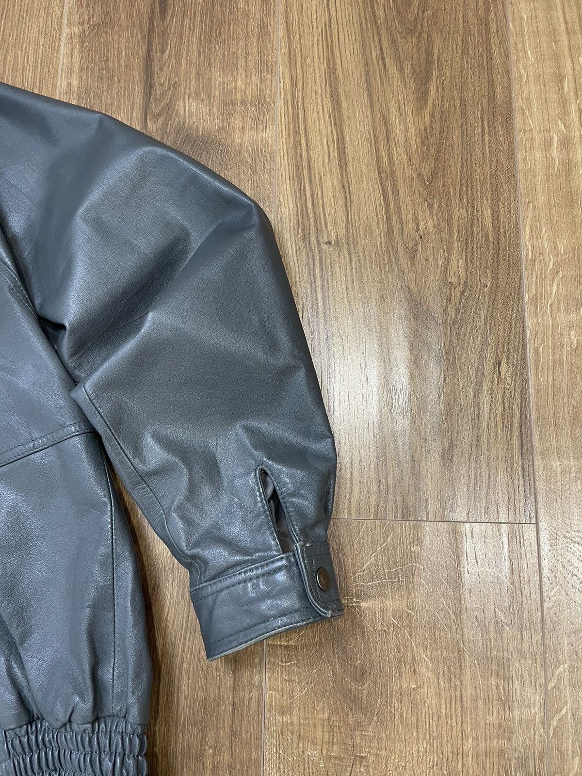 Genuine Leather × Vintage Vintage Y2K Aviator Top Gun Genuine Leather Jacket Bomber Size US M / EU 48-50 / 2 - 18 Thumbnail