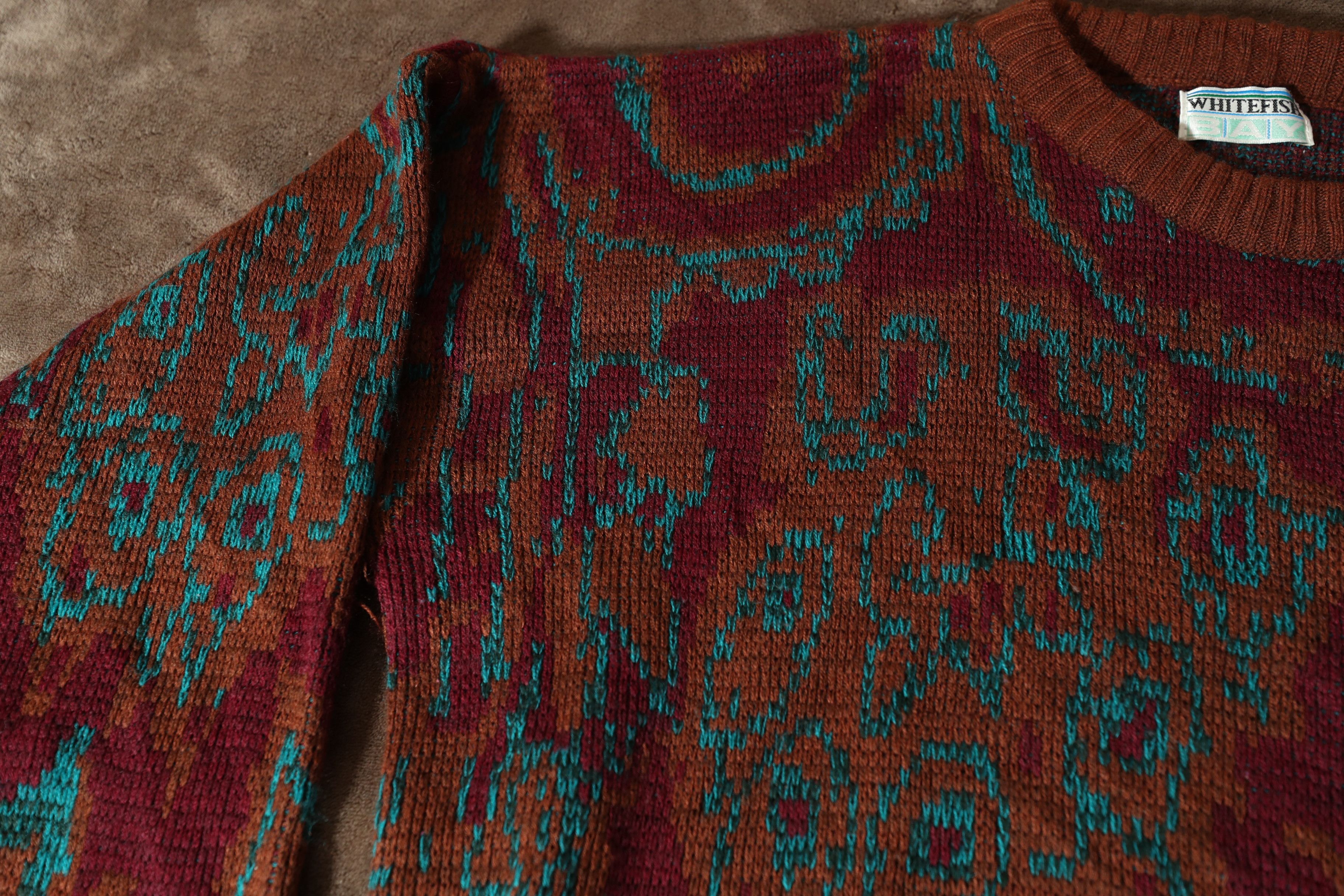 Other Whitefish Bay Vintage Psychedelic Sweater (XL) Size US XL / EU 56 / 4 - 5 Thumbnail