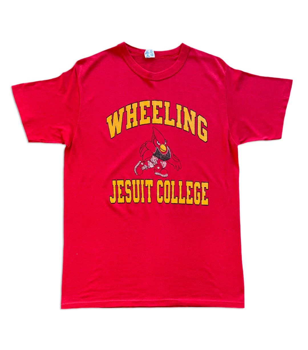 Vintage 90's Vintage Wheeling Jesuit College T-Shirt Size US XL / EU 56 / 4 - 1 Thumbnail