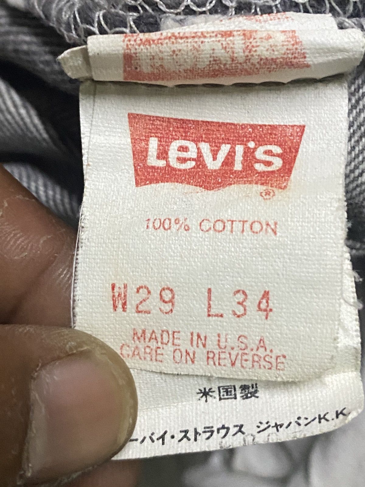 Levi's Vintage Levis 501 90s Grunge Distressed Jeans Size US 29 - 19 Thumbnail
