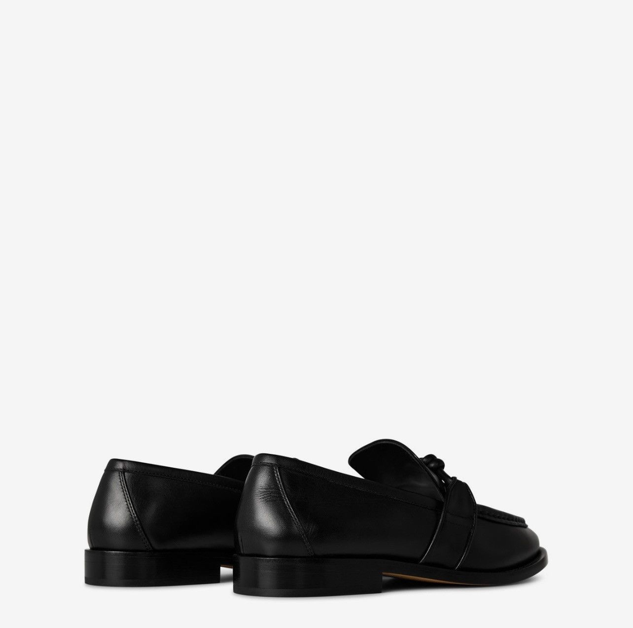 Bottega Veneta BOTTEGA VENETA ASTAIRE METALLIC KNOT NAPA LOAFERS Size US 11 / EU 44 - 4 Thumbnail