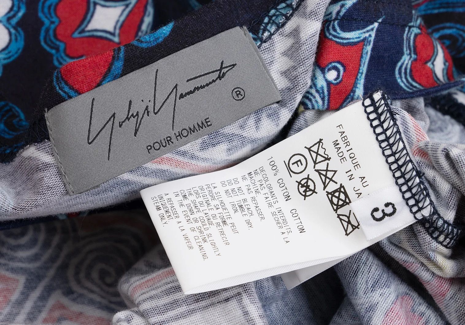 Yohji Yamamoto Yohji Yamamoto Cotton Chinoiserie T-shirt Size US S / EU 44-46 / 1 - 11 Thumbnail