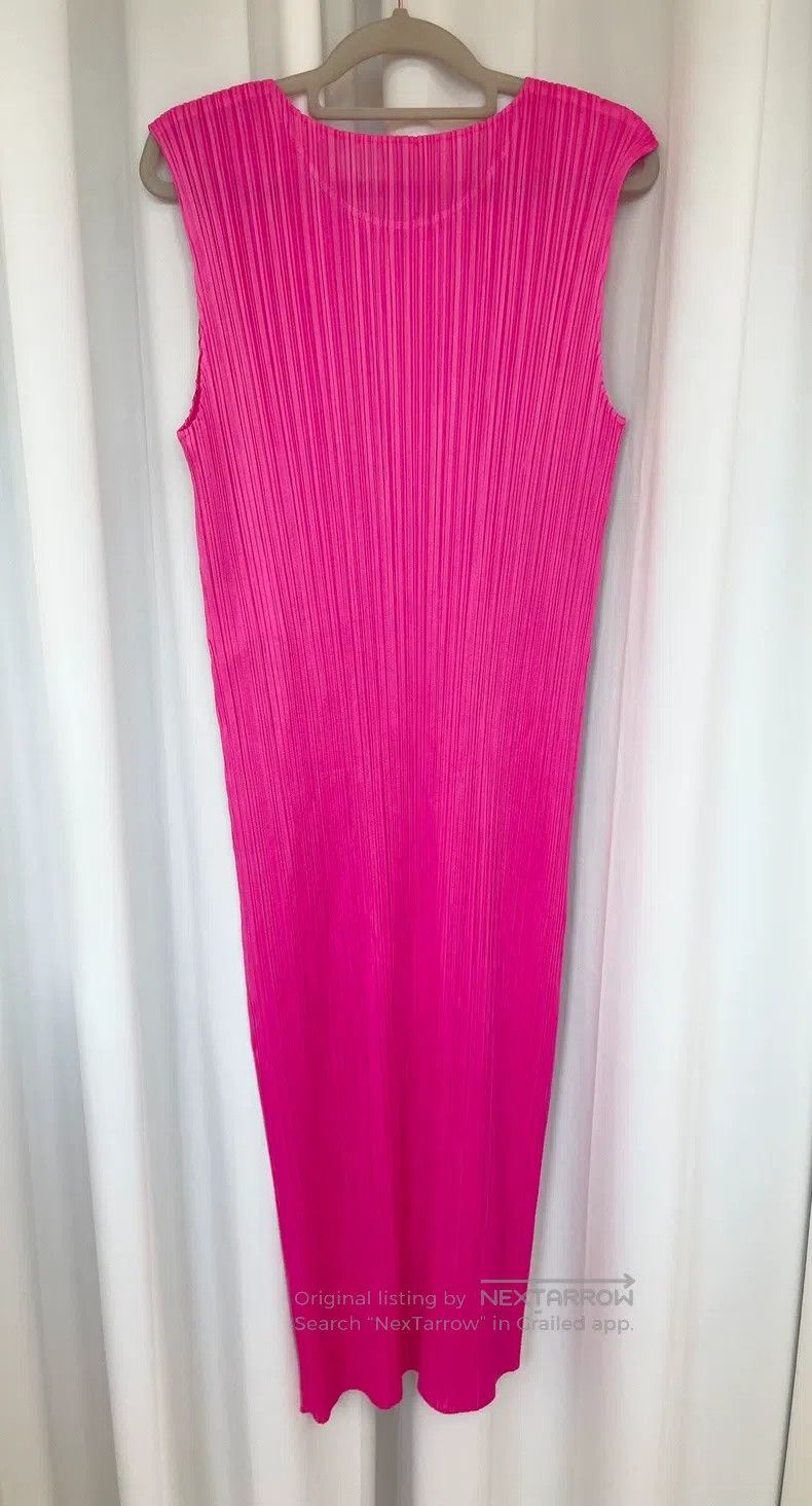 Issey Miyake Issey Miyake Barbie Pink Dress Size L / US 10 / IT 46 - 2 Thumbnail
