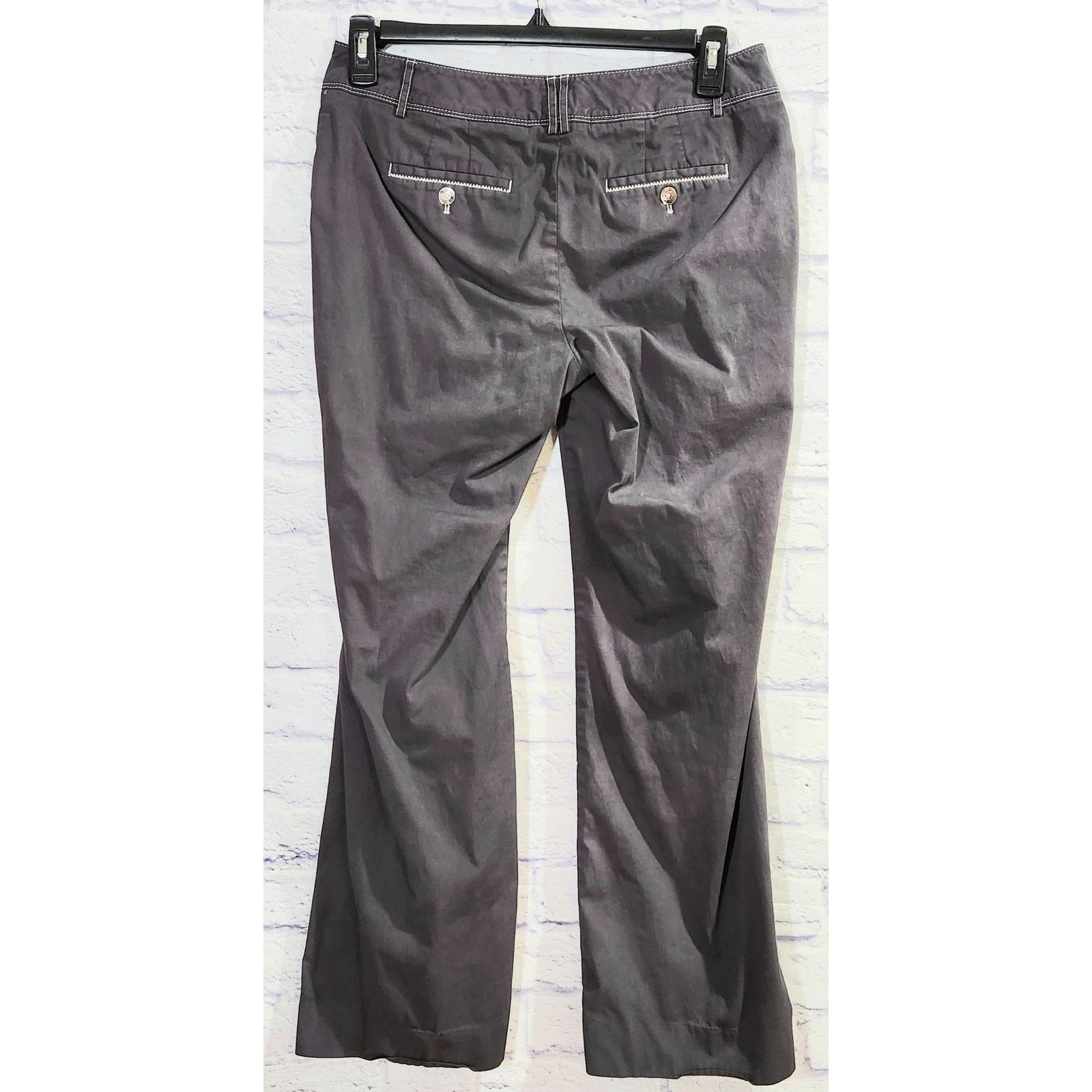 Other White House Black Market Black Gray Legacy Lined Jeans 10R Size 32" / US 10 / IT 46 - 2 Thumbnail