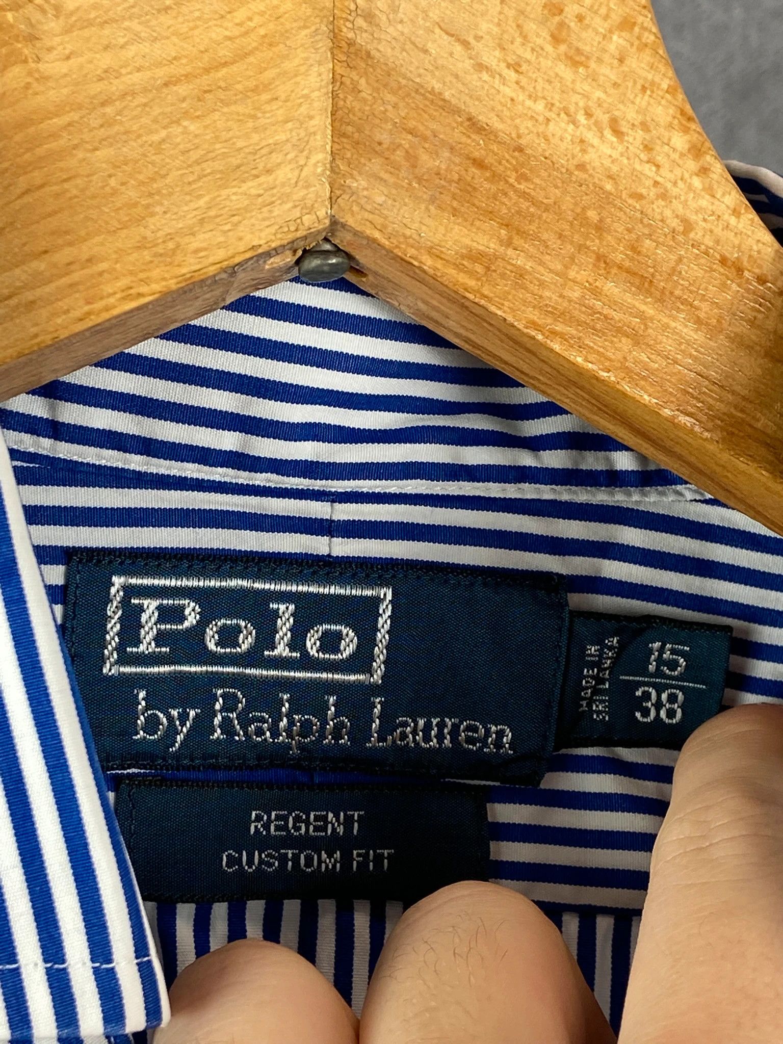 Polo Ralph Lauren Ralph Lauren Blue Striped Shirt / Classic Heritage (38) Size US M / EU 48-50 / 2 - 3 Thumbnail