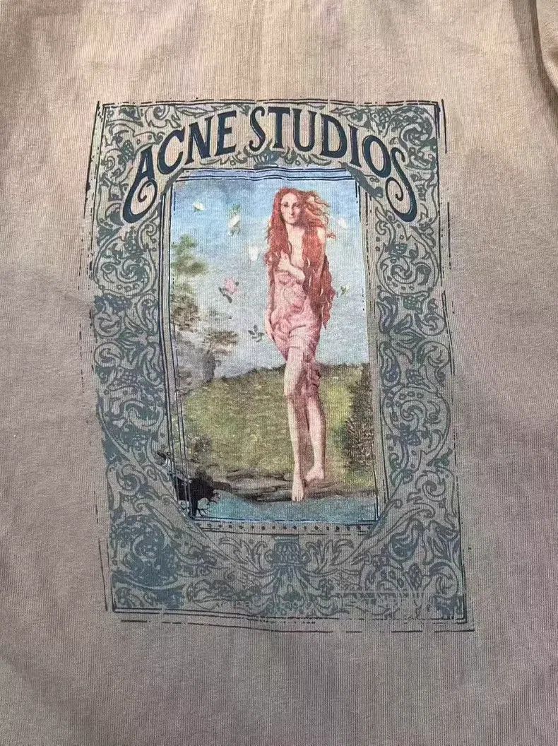 Acne Studios Acne Studios Layered Printed Loose Crewneck Letter Slouchy Size XS / US 0-2 / IT 36-38 - 3 Thumbnail