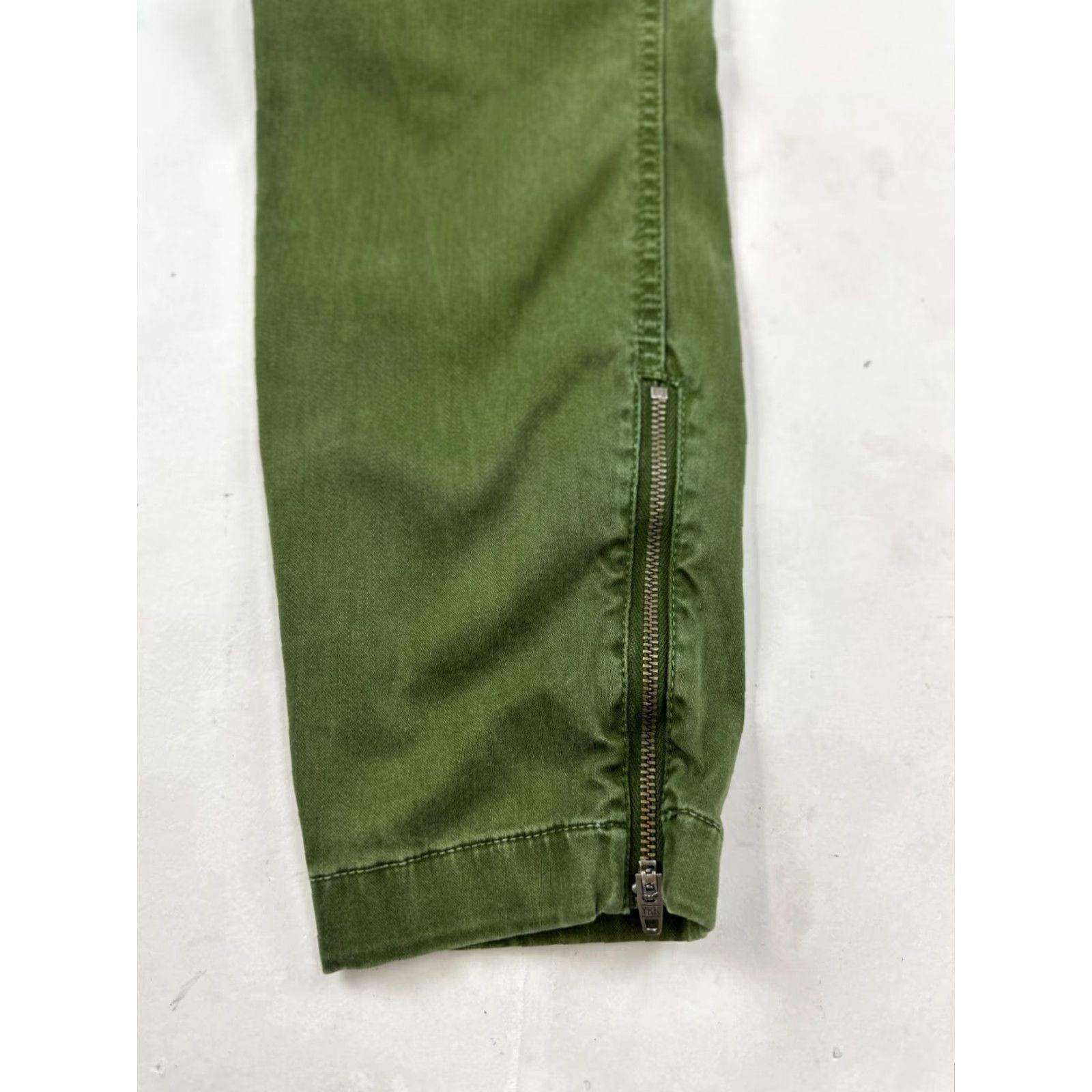 J.Crew J.CREW Jeans Women 29 Green Denim Mid Rise Skinny Pockets Zip Button Inseam 27" Regular 90s? No, keep generic Size 29" - 3 Thumbnail