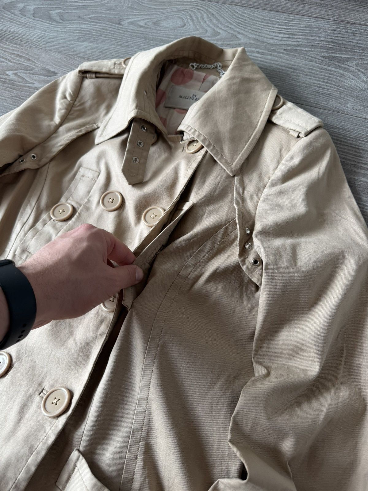 By Malene Birger By Malene Birger Luxury Brown Beige Coat Size XS / US 0-2 / IT 36-38 - 15 Thumbnail