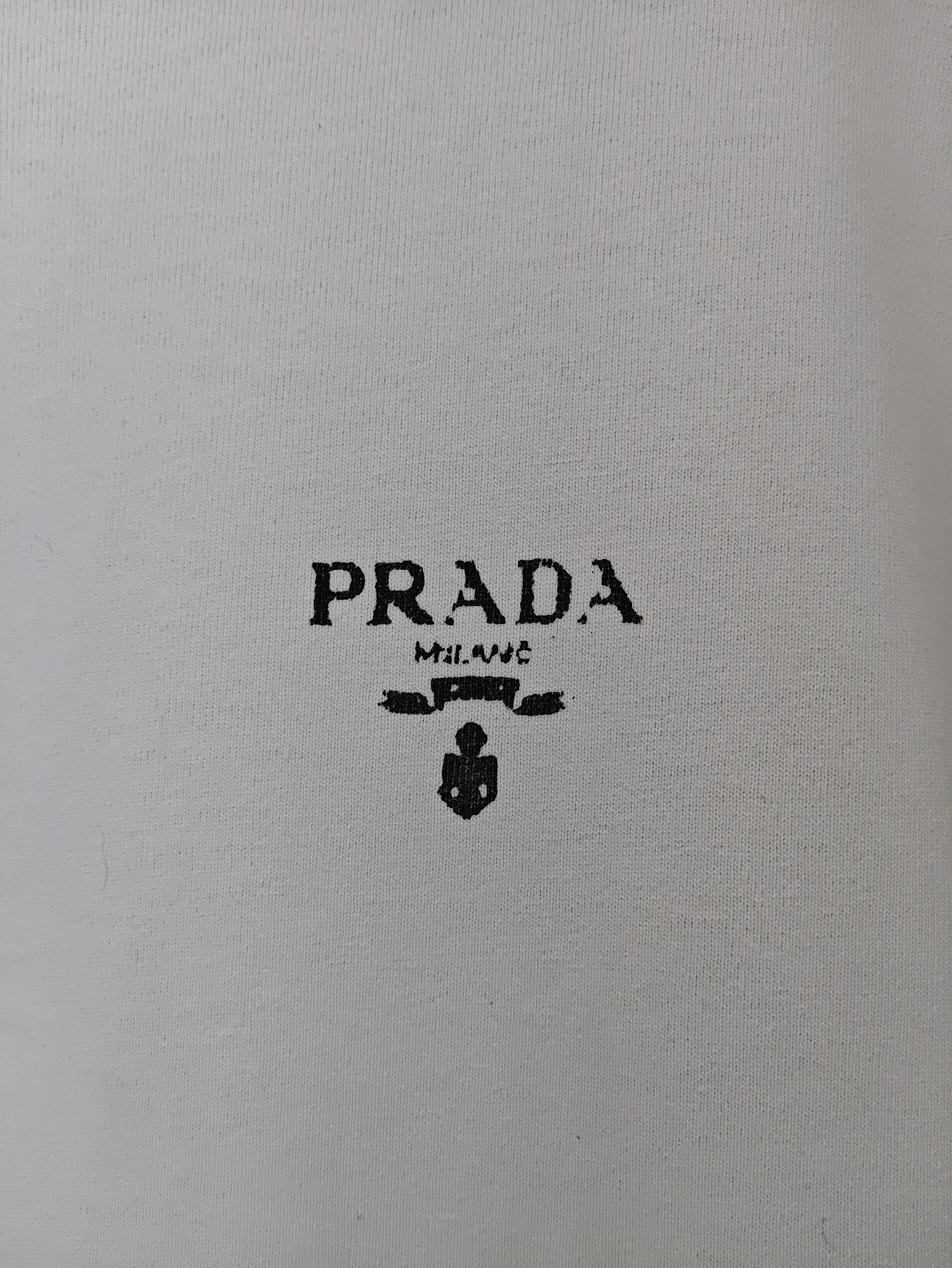 Prada Jersey and Re-Nylon T-Shirt Size US L / EU 52-54 / 3 - 3 Thumbnail