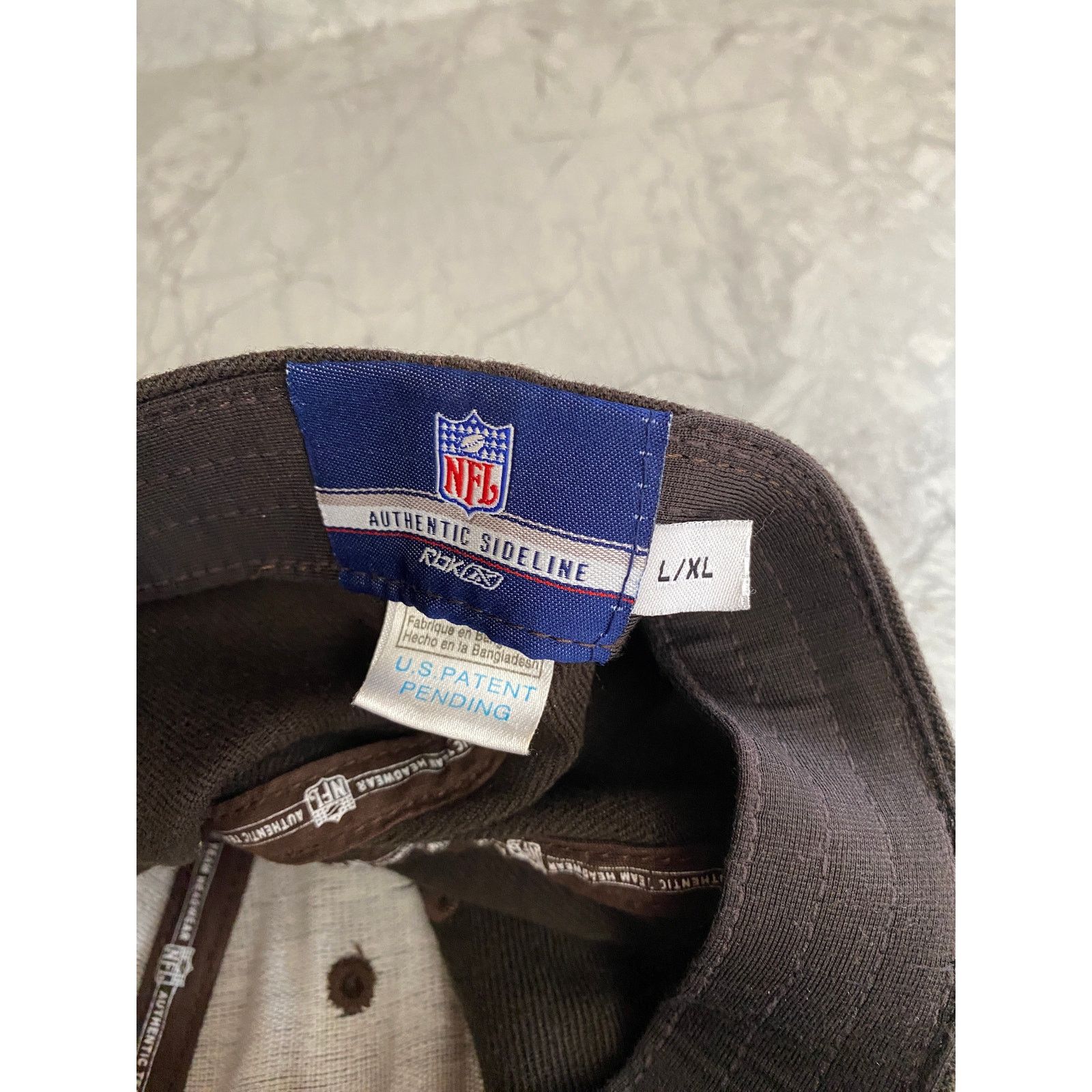 Reebok Cleveland Browns Stretch-Fit NFL Football Hat Size L/XL Size ONE SIZE - 7 Thumbnail