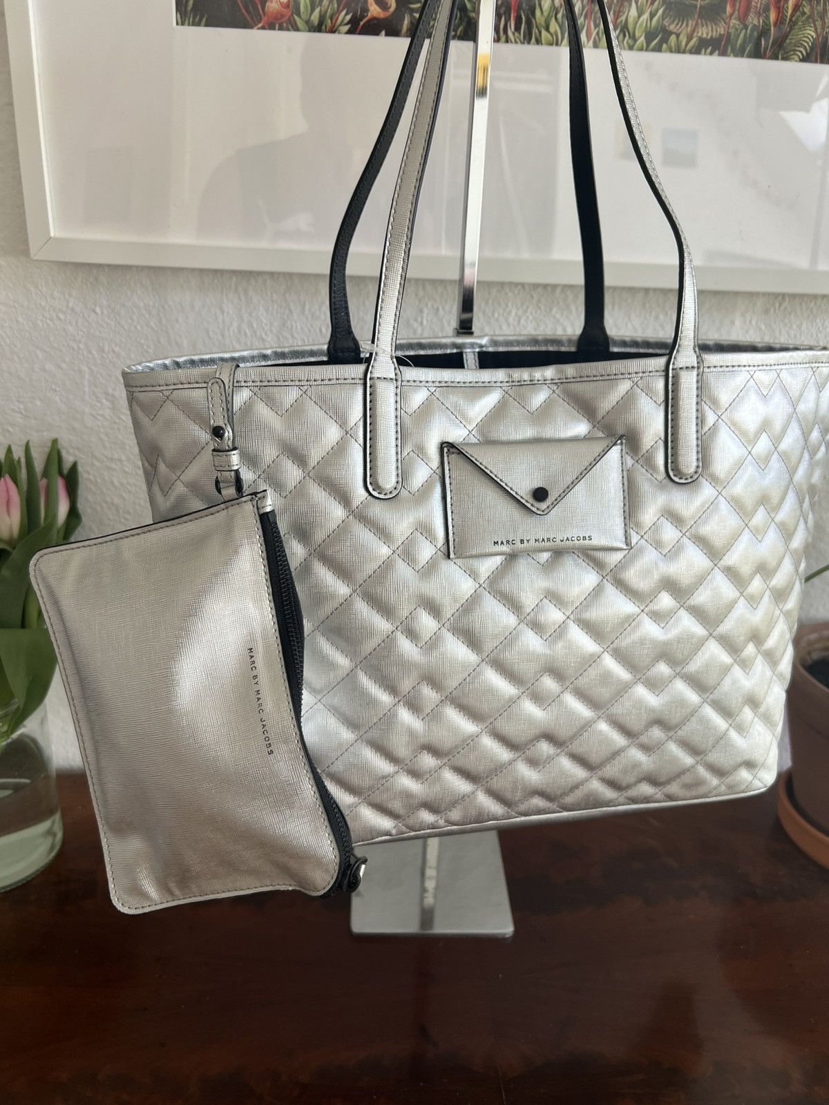 Marc by Marc Jacobs Marc by marc jacobs quilted totebag with purse Size ONE SIZE - 5 Thumbnail