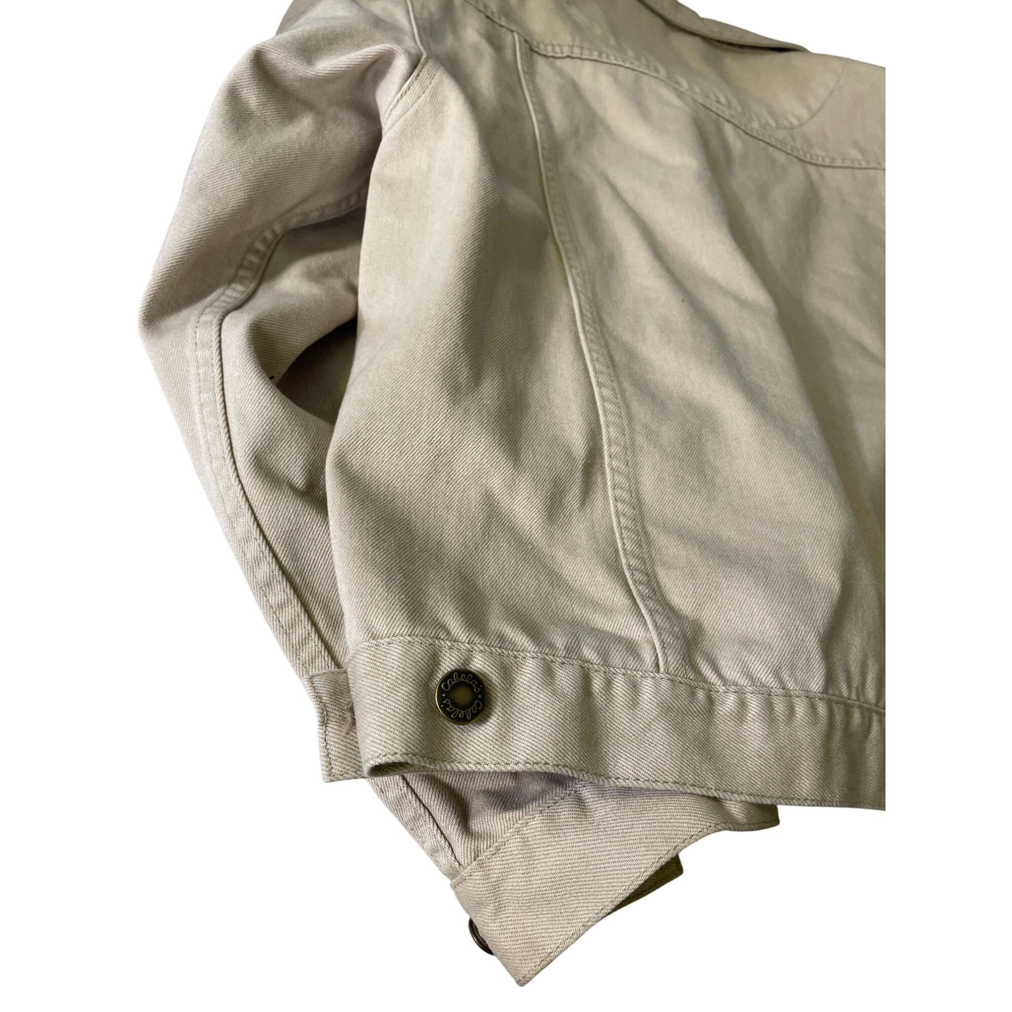 Cabelas Cabelas Womens Beige Denim Jacket Size XL Reg SKU 8699 Size XL / US 12-14 / IT 48-50 - 15 Thumbnail