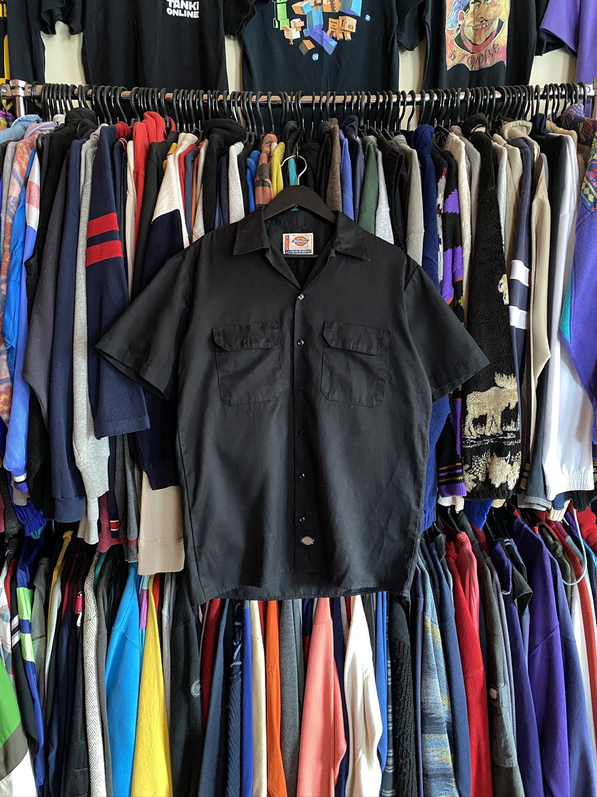 Dickies VINTAGE DICKIES WORK BUTTON UP SHIRT Size US M / EU 48-50 / 2 - 1 Thumbnail
