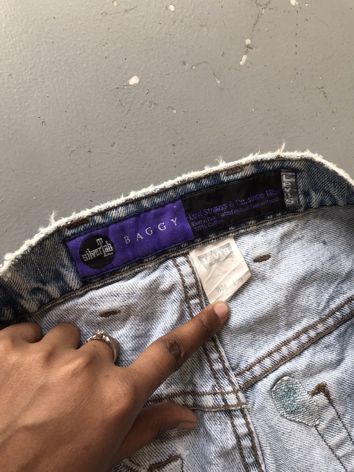 Levi's × Vintage Vintage Levi’s Strauss & co. Silver tab loose denim Size US 34 / EU 50 - 8 Thumbnail