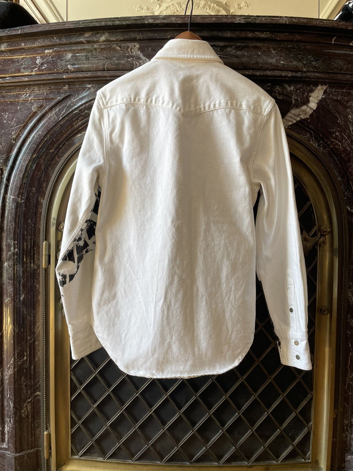 Calvin Klein 205W39NYC × Raf Simons Warhol Screenprinted Western Shirt Size US XS / EU 42 / 0 - 6 Thumbnail