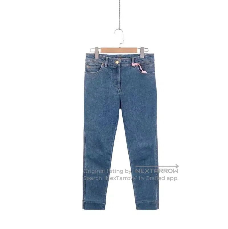 Louis Vuitton Louis Vuitton Blue Cotton Denim Pants . Size 28" / US 6 / IT 42 - 1 Thumbnail