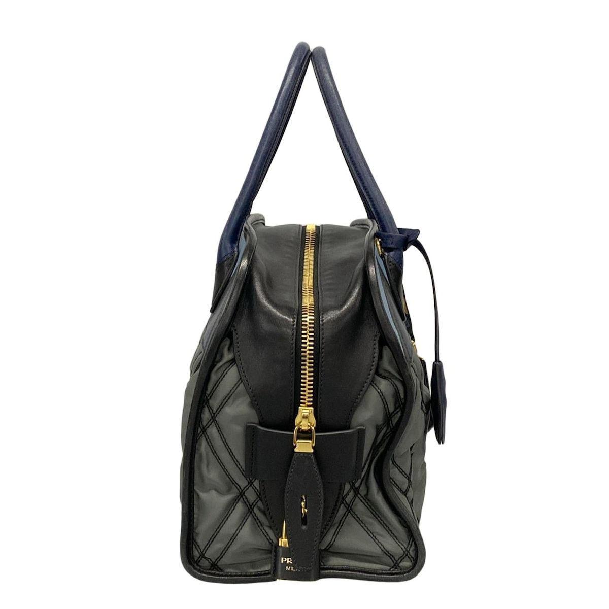 Prada PRADA Graphic Quilt Handbag 1BB027 Size ONE SIZE - 2 Thumbnail