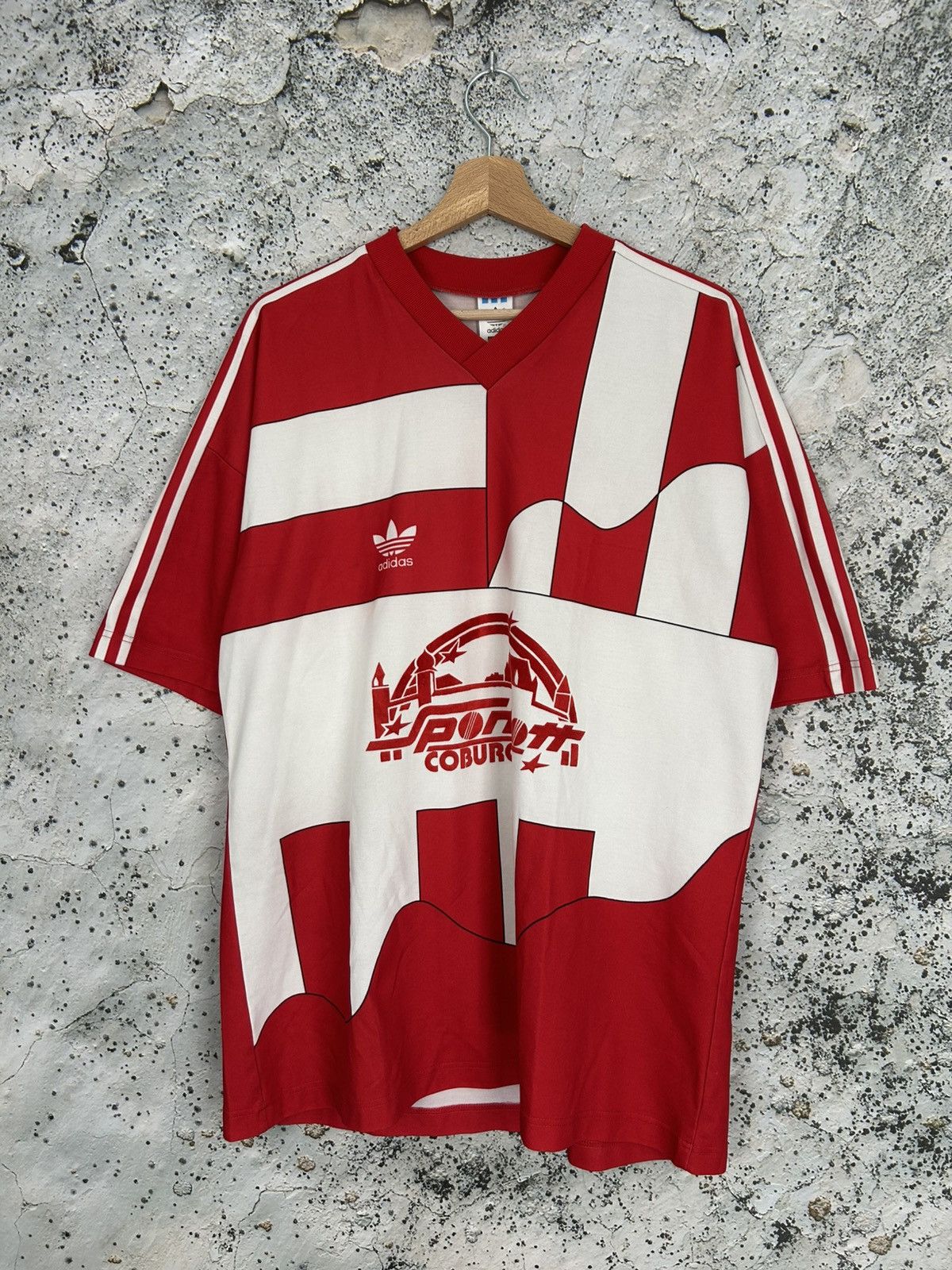 Adidas Vintage Adidas Soccer Jersey Archive Football 90s Rare Size US L / EU 52-54 / 3 - 1 Thumbnail