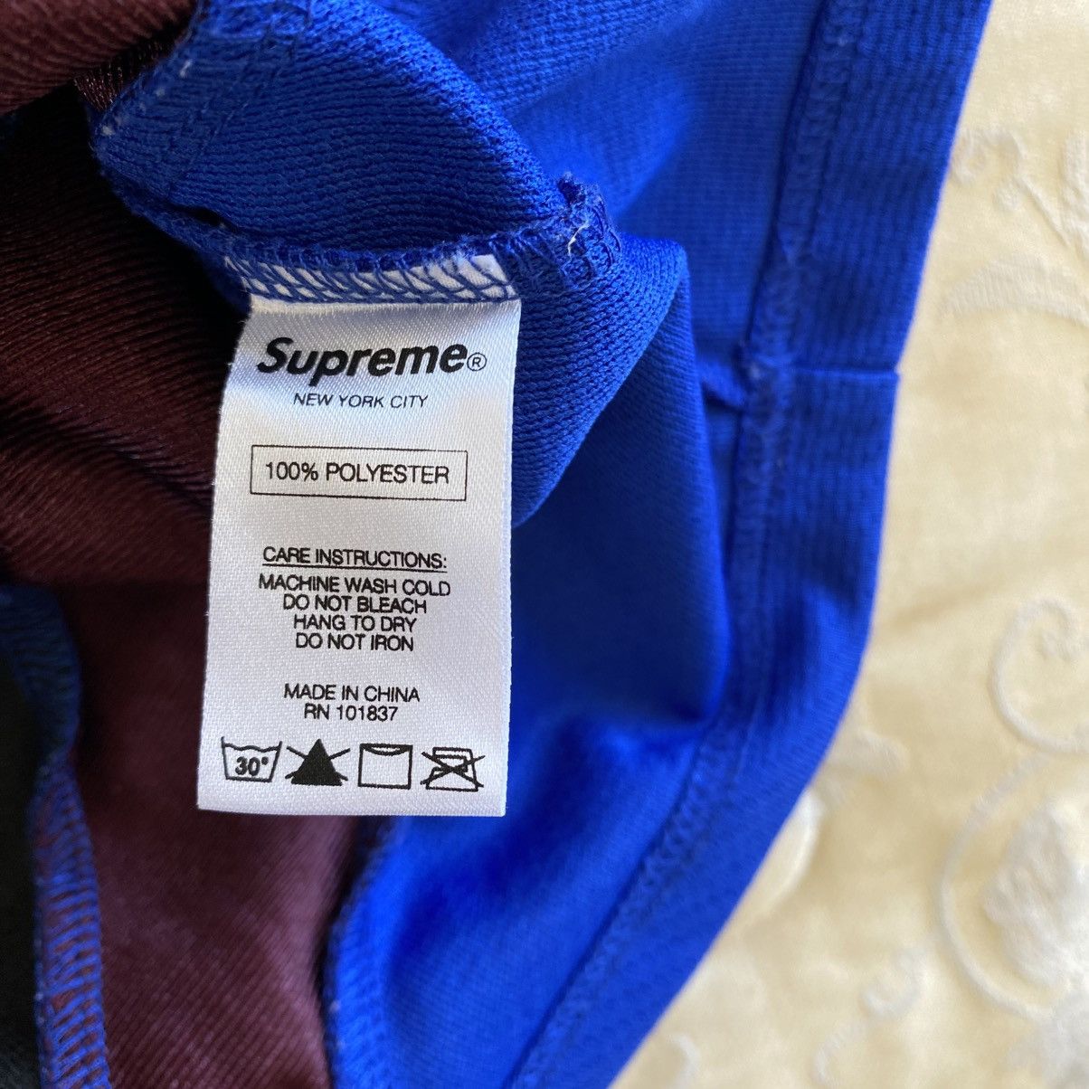 Supreme Supreme Hooded Hockey Jersey Royal Blue 2017 Size US S / EU 44-46 / 1 - 7 Thumbnail