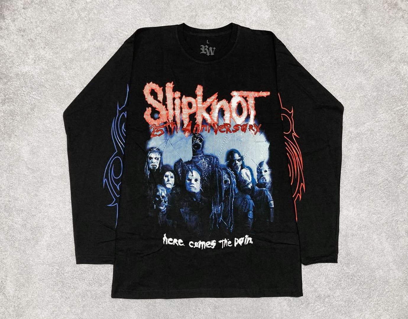 Band Tees Longsleeve Slipknot - Here Comes The Pain - nu metal Size US L / EU 52-54 / 3 - 1 Thumbnail