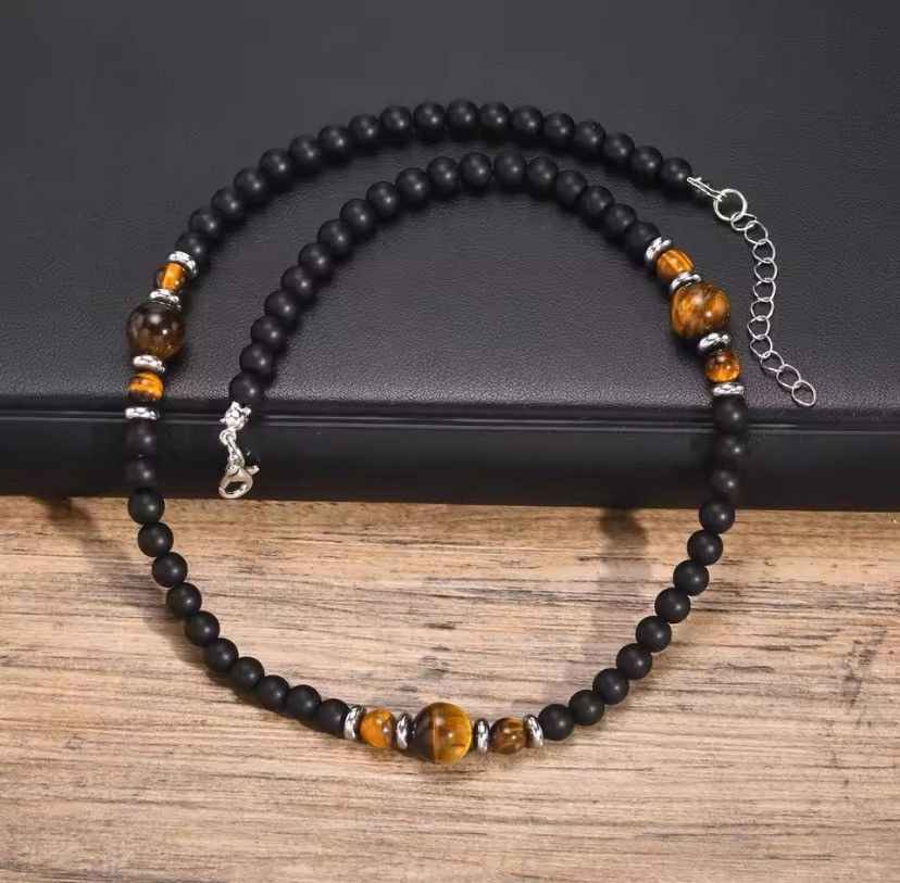 Other Classic Simple Black Beads Chain Necklace Size ONE SIZE - 1 Thumbnail