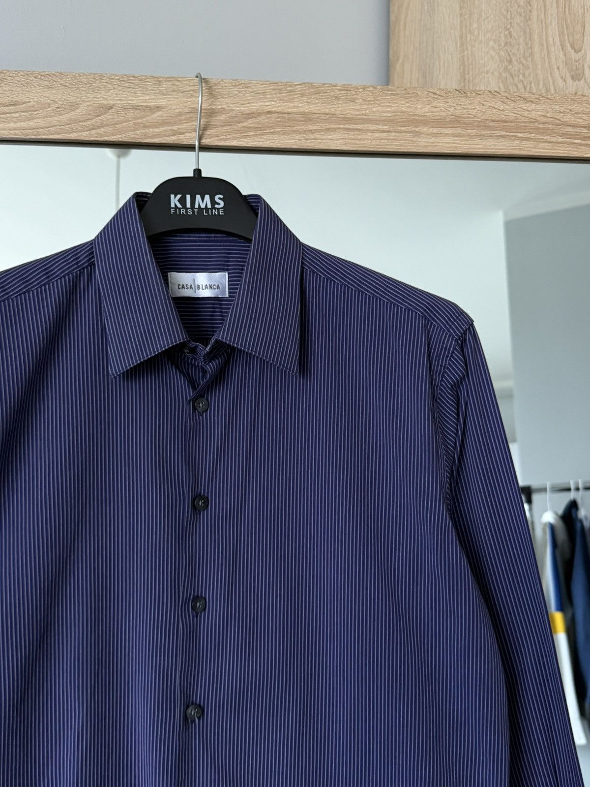 Casablanca Vintage shirt Casablanca striped blue rare designer Size US M / EU 48-50 / 2 - 5 Thumbnail