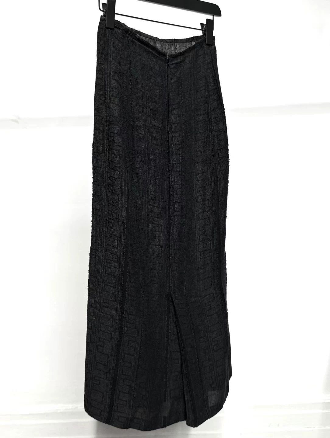 Yohji Yamamoto Yohji Yamamoto 1996ss Rayon Skirt Vintage Geo Details Size 24" / US 00 / IT 34 - 3 Thumbnail