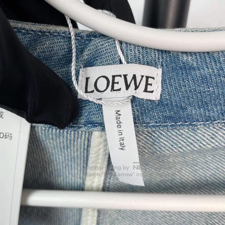 Loewe Loewe Denim Skirt Blue Size 26" / US 2 / IT 38 - 4 Thumbnail