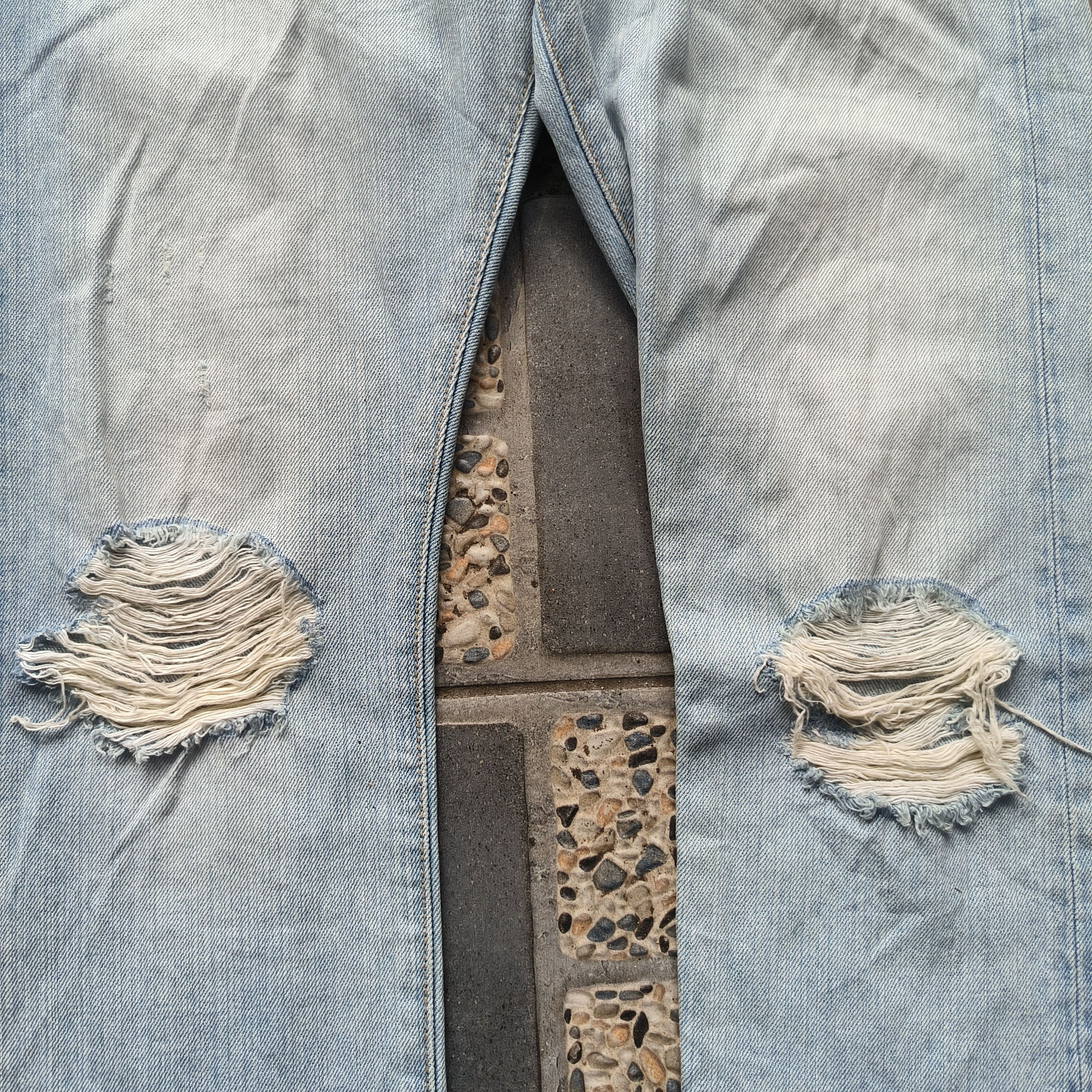 ONES STROKE ONES STROKE JAPAN Distressed Jeans Size US 34 / EU 50 - 2 Thumbnail