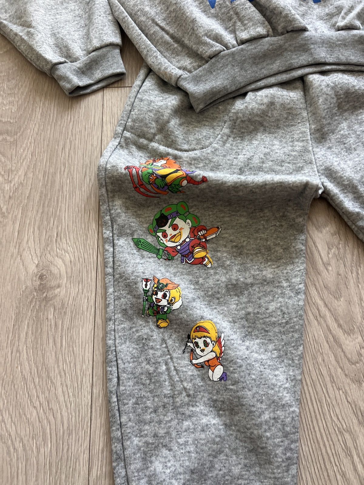 Anime Vintage 80s Japanese Anime 2Piece Sweatsuit Youth Edition se Size US XXS / EU 40 - 3 Thumbnail