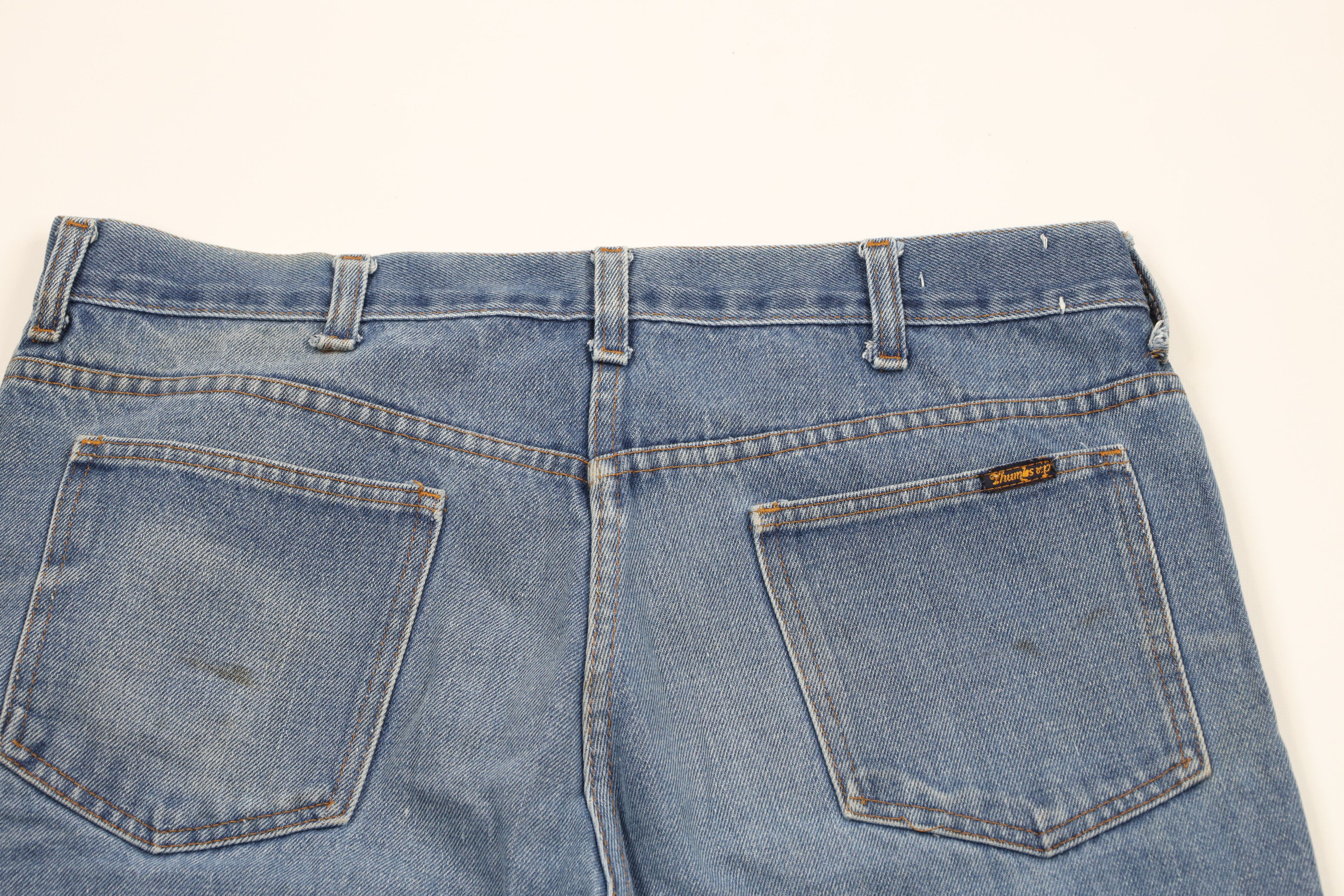 Vintage Vintage 70s Streetwear Wide Leg Bell Bottoms Denim Jeans USA Size US 38 / EU 54 - 10 Thumbnail
