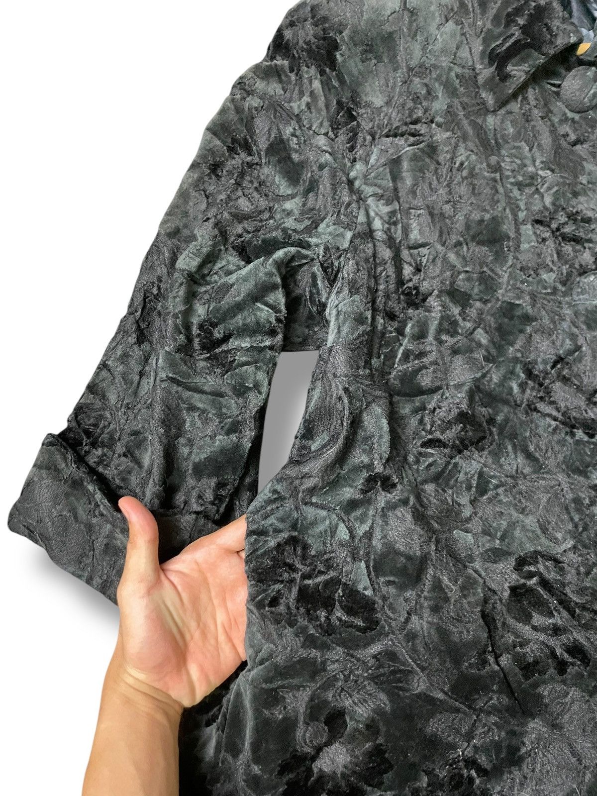 Vintage Vintage Sorelle Fontana Velvet Textured Coat (51) Size US S / EU 44-46 / 1 - 6 Thumbnail