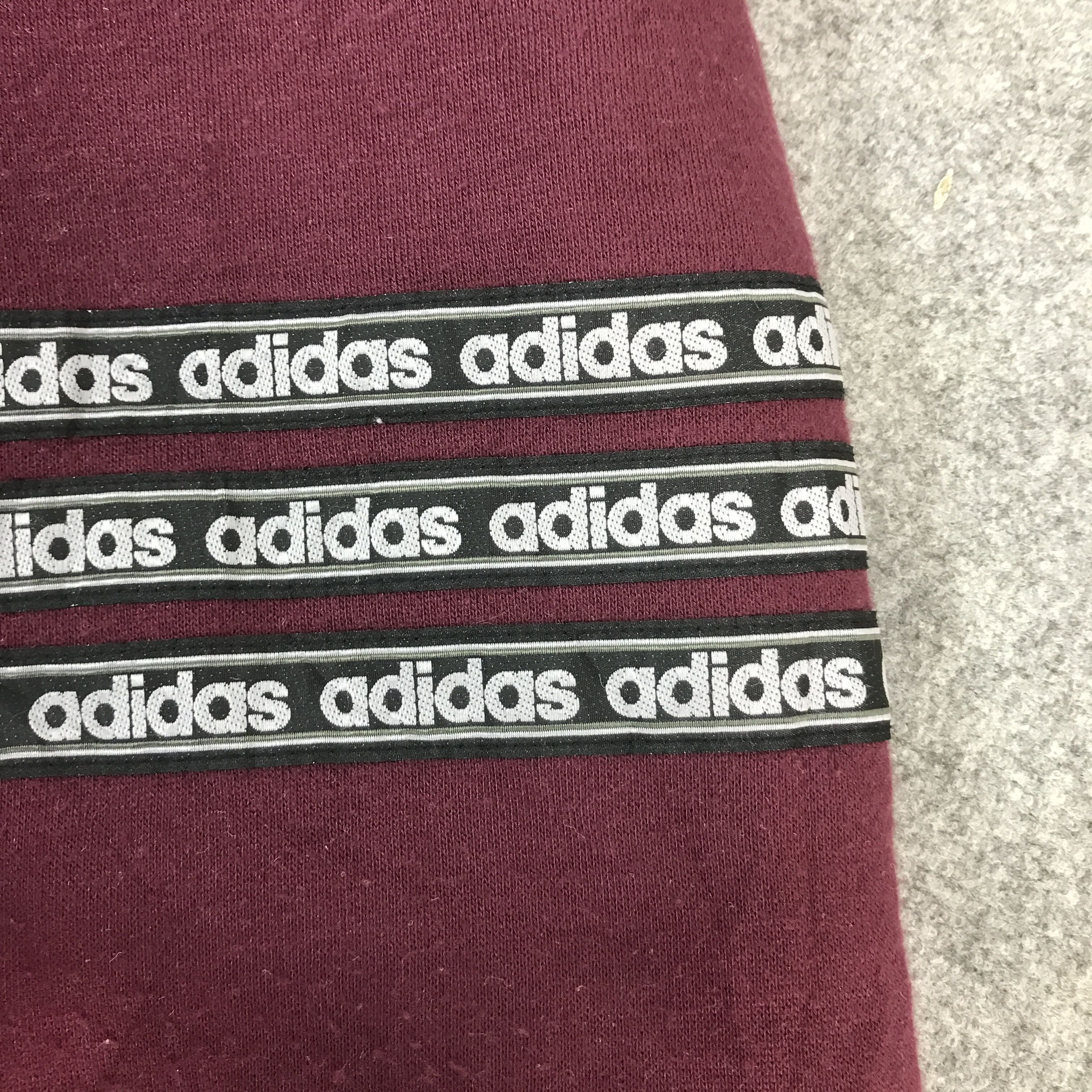 Adidas VINTAGE 90s ADIDAS HOODIE SWEATSHIRT K66B2 Size US M / EU 48-50 / 2 - 13 Thumbnail