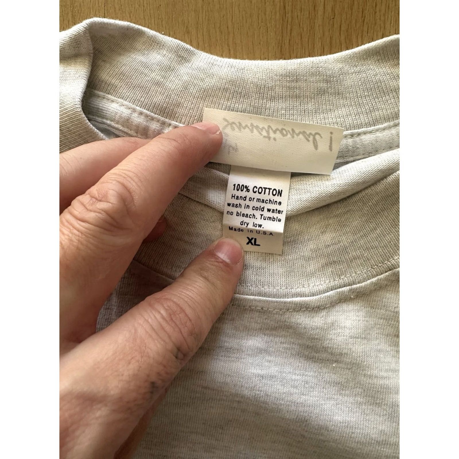Vintage VINTAGE Alizé Shirt T-Shirt Mens XL Gray Cognac Promo Advertising 90s Spirits VTG Retro Preppy Streetwear NWOT Size US XL / EU 56 / 4 - 5 Thumbnail