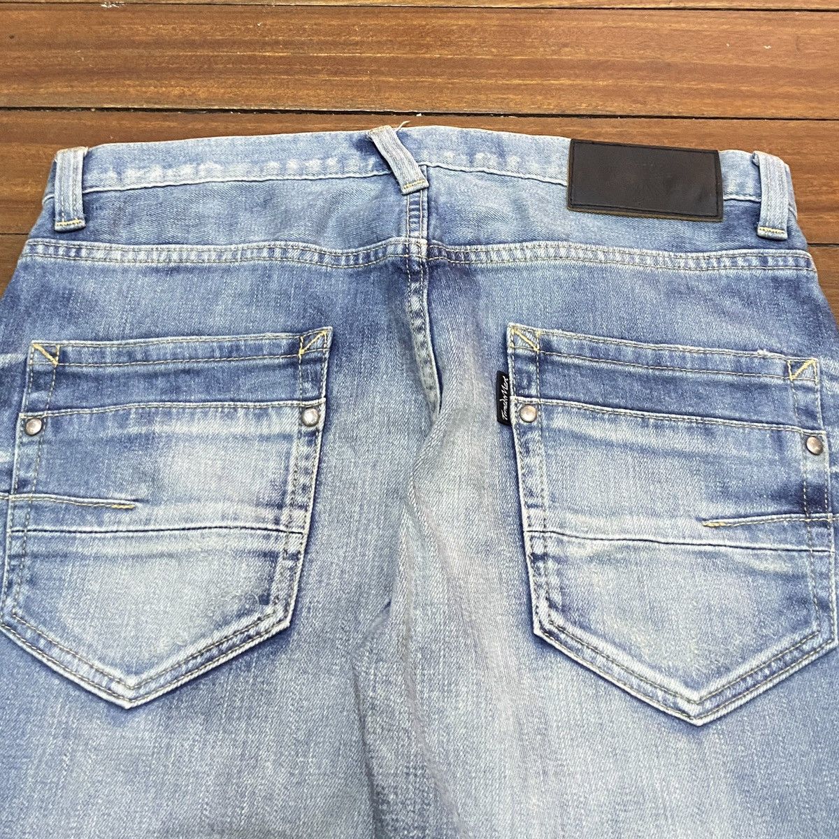 Tornado Mart Very Rare Vintage Japanese Brand Tornado Mart Jeans 1990s Size US 31 - 4 Thumbnail