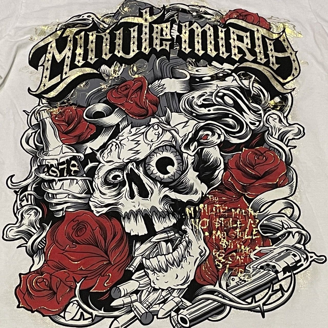 Affliction × Southpole × Tapout Rare Wings Cross Tee Y2K Affliction Style Size US L / EU 52-54 / 3 - 2 Thumbnail