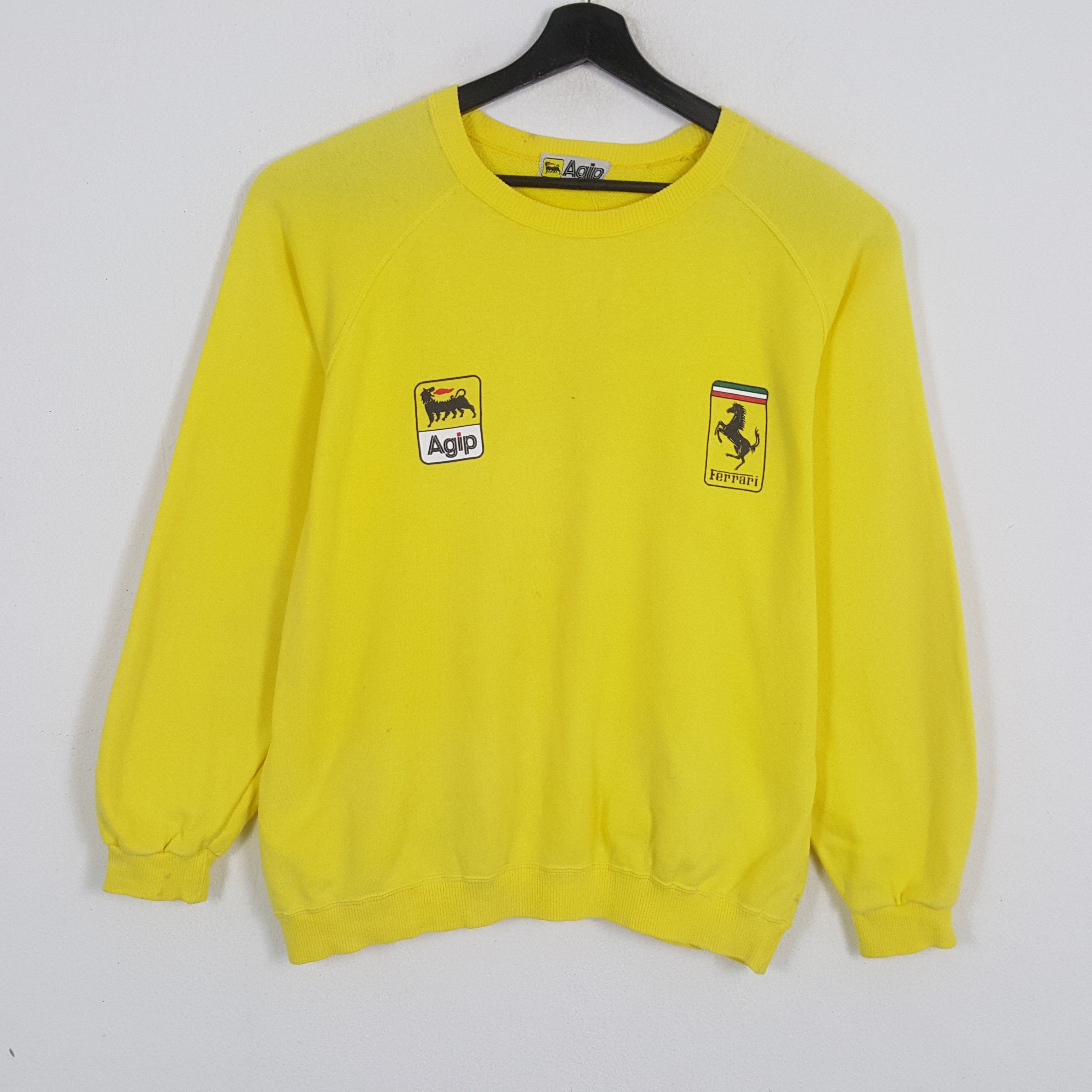 Ferrari × Vintage AGIP FERRARI Motorsports Style Sweatshirt Size US L / EU 52-54 / 3 - 3 Thumbnail