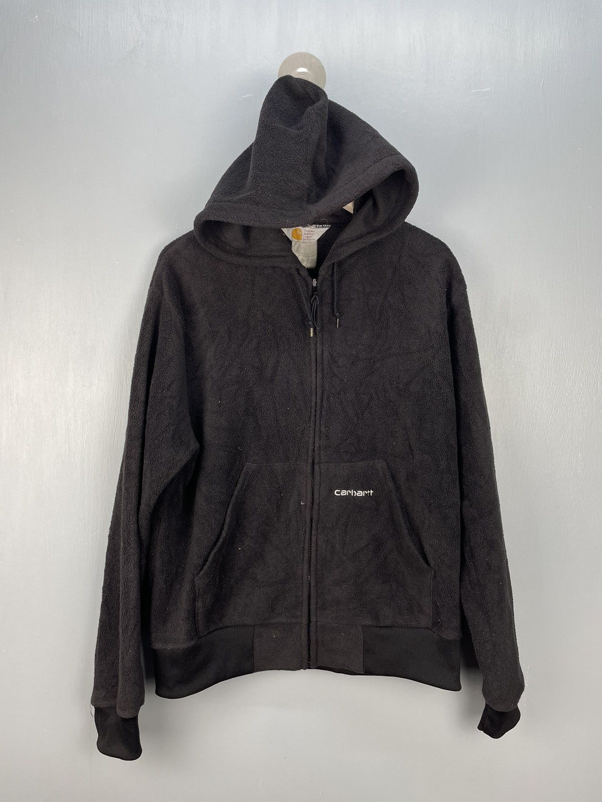 Carhartt Vintage Carhartt zip up hoodie fleece Size US L / EU 52-54 / 3 - 1 Thumbnail