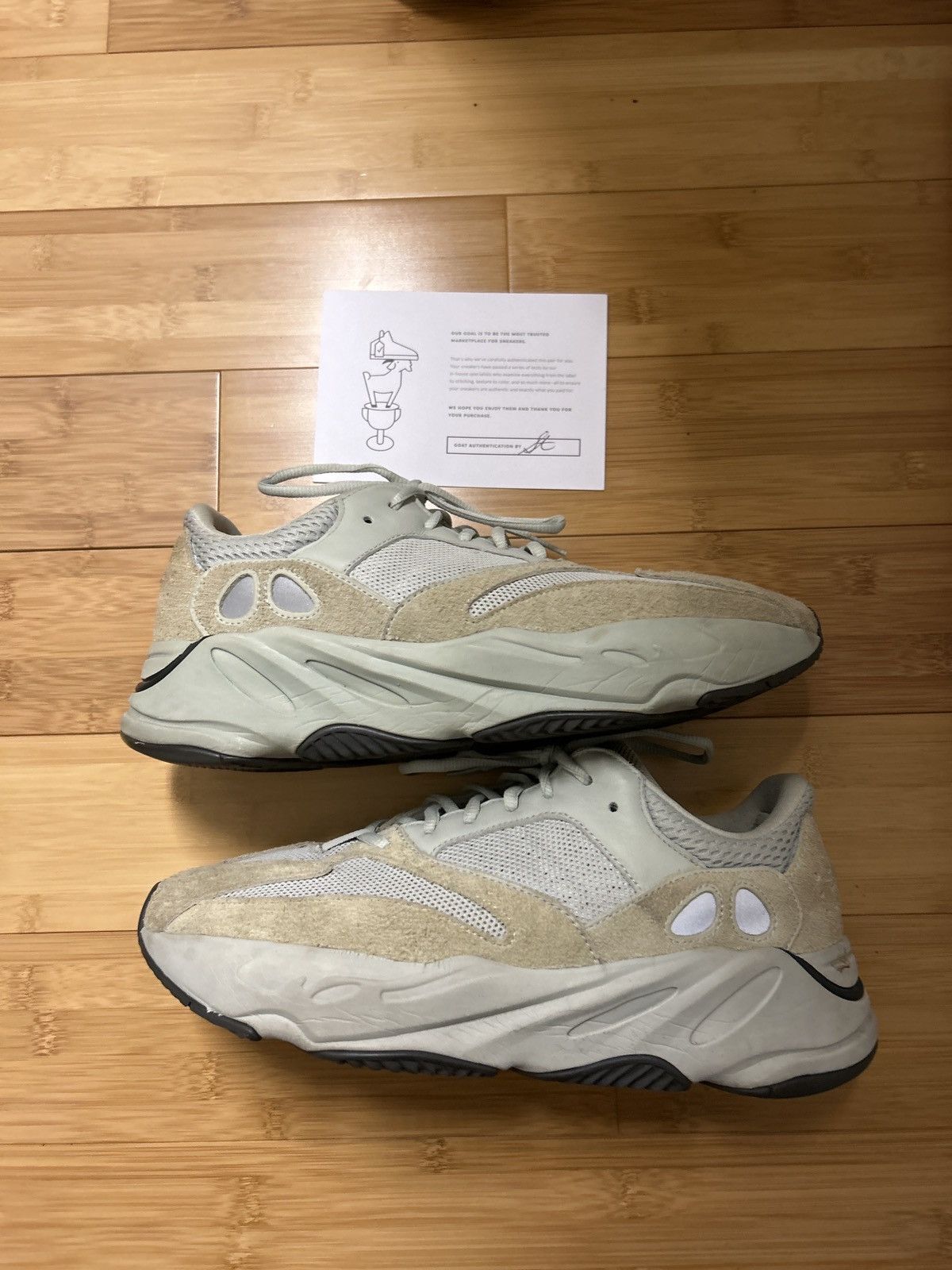 Adidas × Yeezy Yeezy boost 700 salt Size US 10.5 / EU 43-44 - 3 Thumbnail