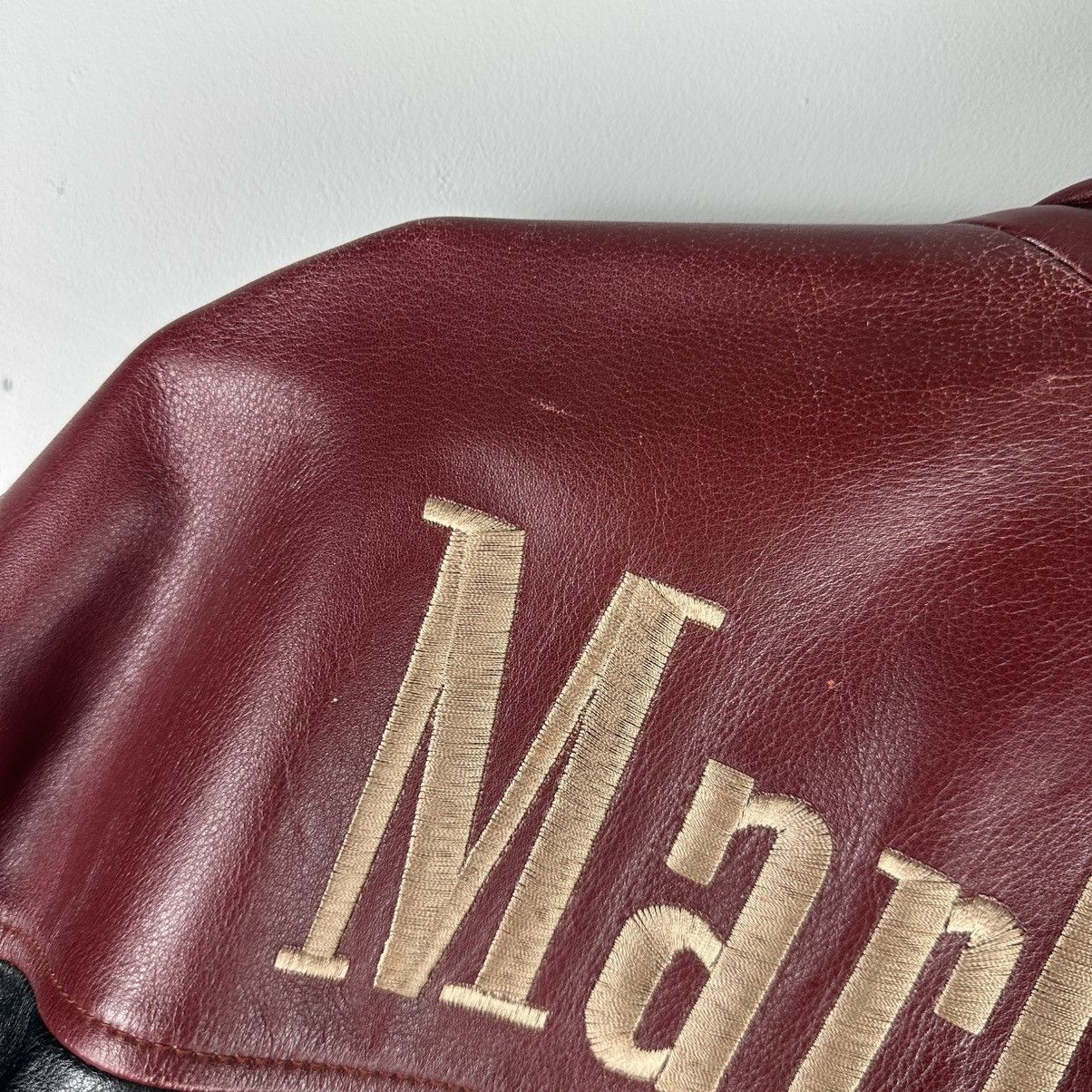 Marlboro Vintage Rare Marlboro Racing Leather Jacket Brando Size US XXL / EU 58 / 5 - 25 Thumbnail