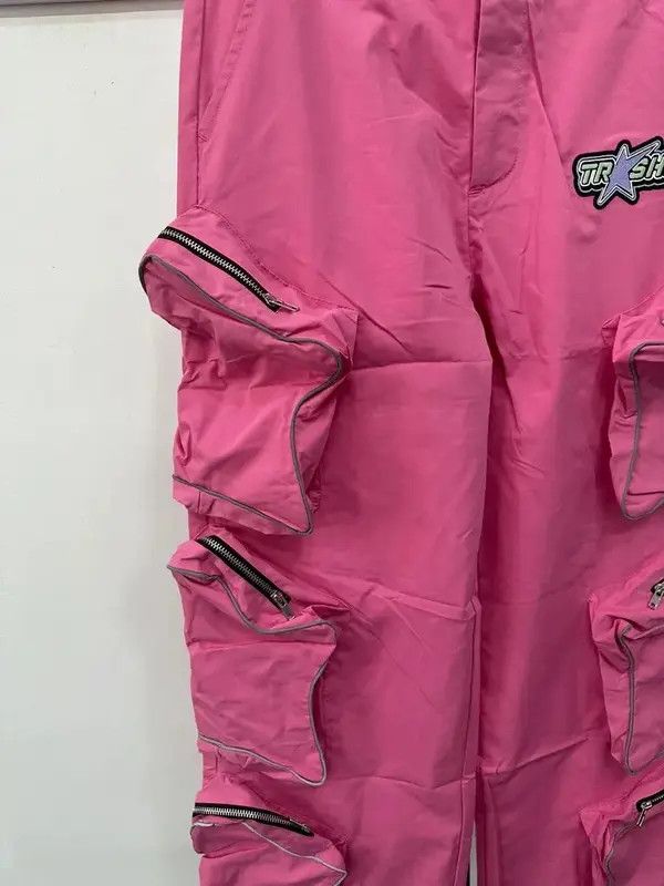 VIBE Reflective pants with stars and pockets hip-hop Harajuku Size US 32 / EU 48 - 4 Thumbnail