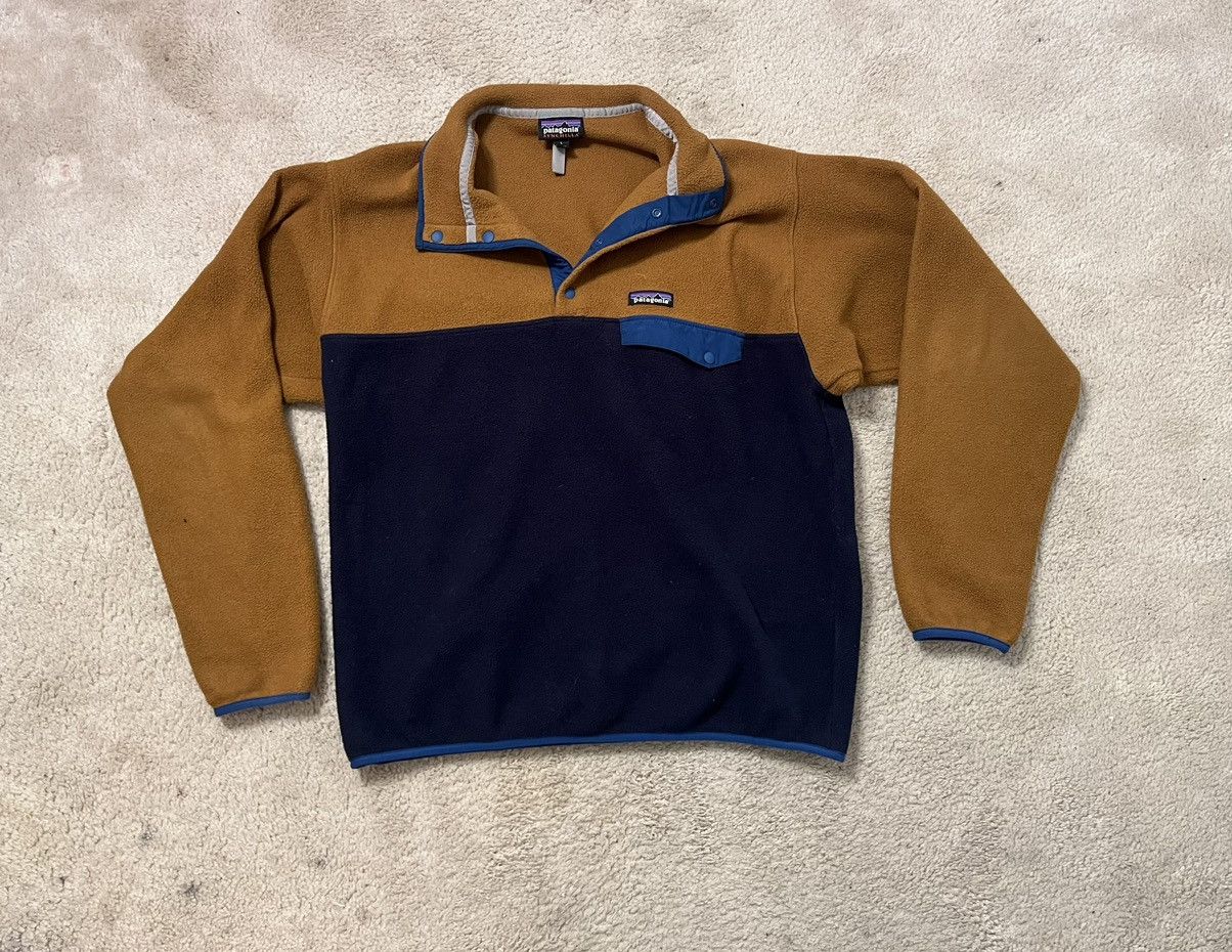 image of Patagonia Fleece Brown/blue, Men's (Size Large)