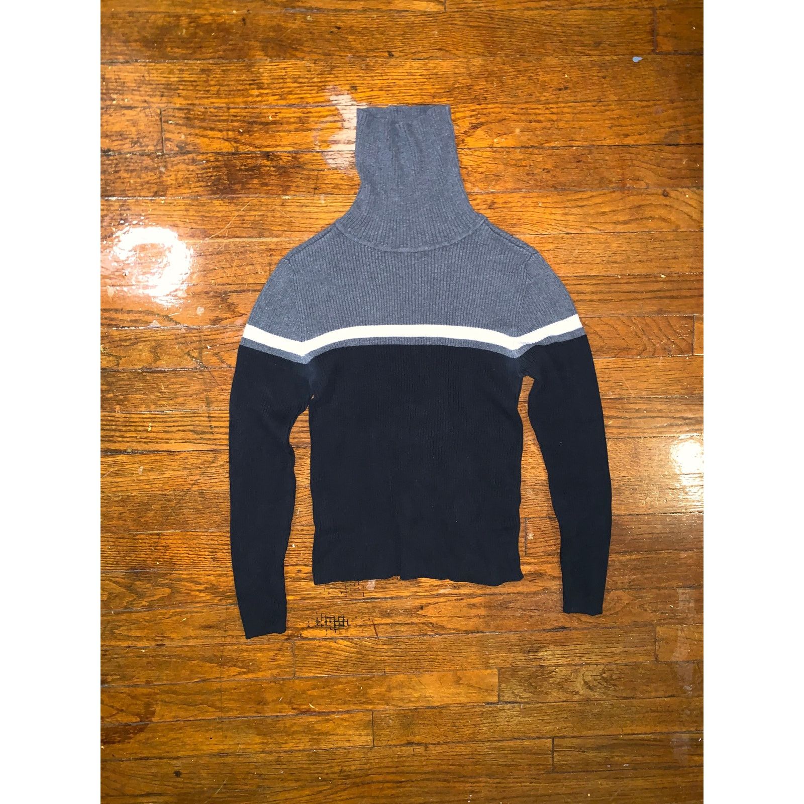 Gap Vtg 90s GAP Ribbed Turtleneck Sweater Womens Small Minimal Size S / US 4 / IT 40 - 1 Thumbnail