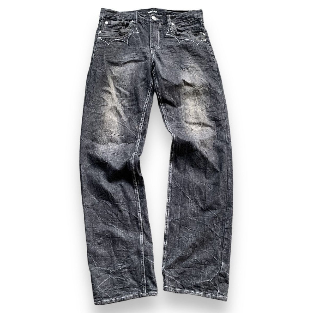 If Six Was Nine × Japanese Brand × Le Grande Bleu (L.G.B.) Wild life skull flare denim Size US 34 / EU 50 - 1 Thumbnail