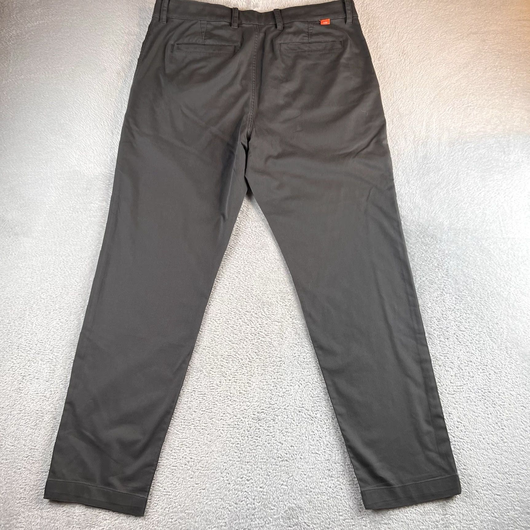 Nike Nike Dri-FIT Slim Fit Golf Chino Pants Mens 36 Gray Blue Cotton Blend Polyester 5-Pocket Logo Straight Leg Regular Fit Casual Sports Athletics Size US 36 / EU 52 - 2 Thumbnail