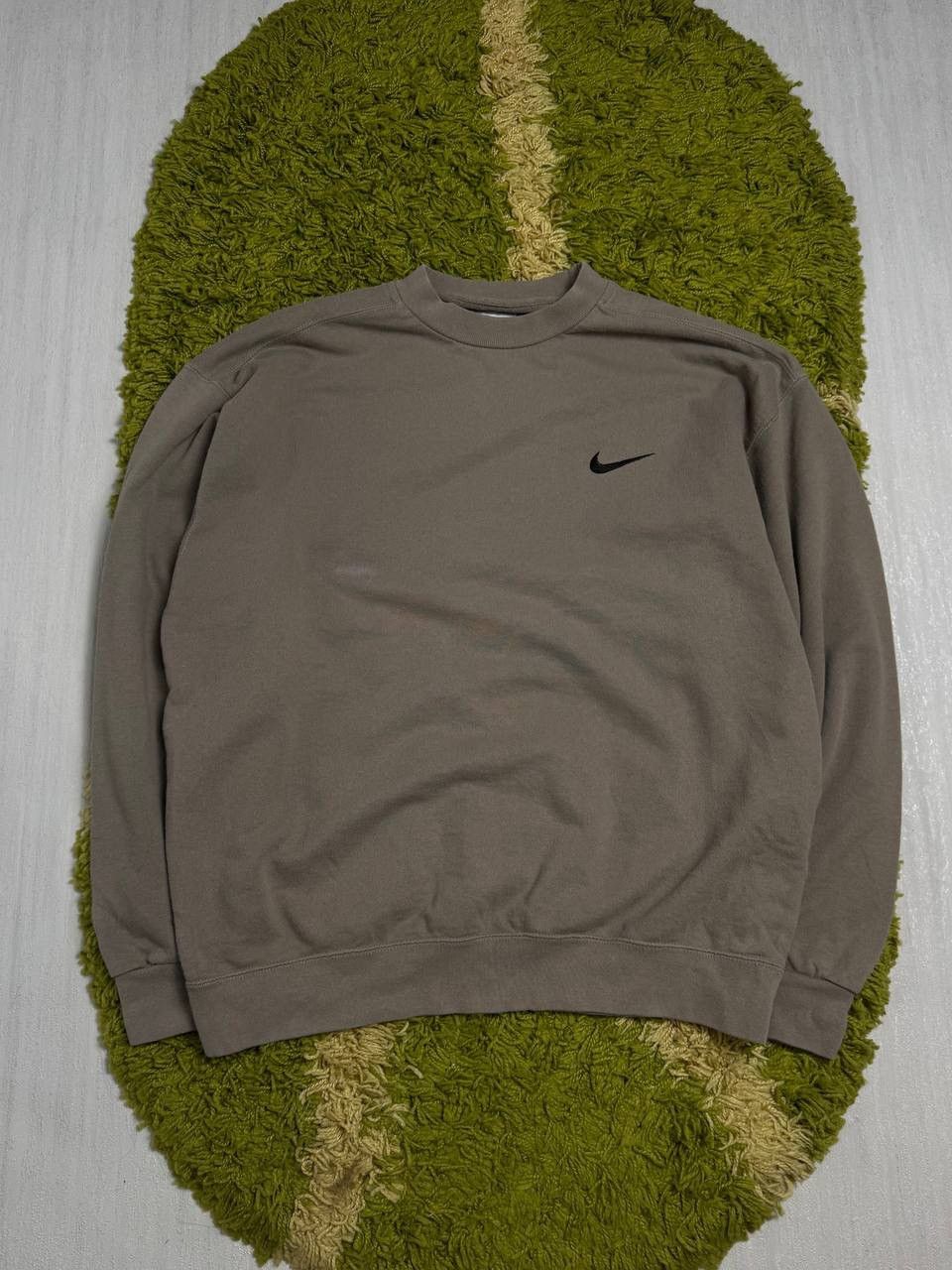 Nike × Vintage 90s Vintage Nike Sweatshirt Boxy Fit Mini Swoosh Y2k Size US L / EU 52-54 / 3 - 2 Thumbnail