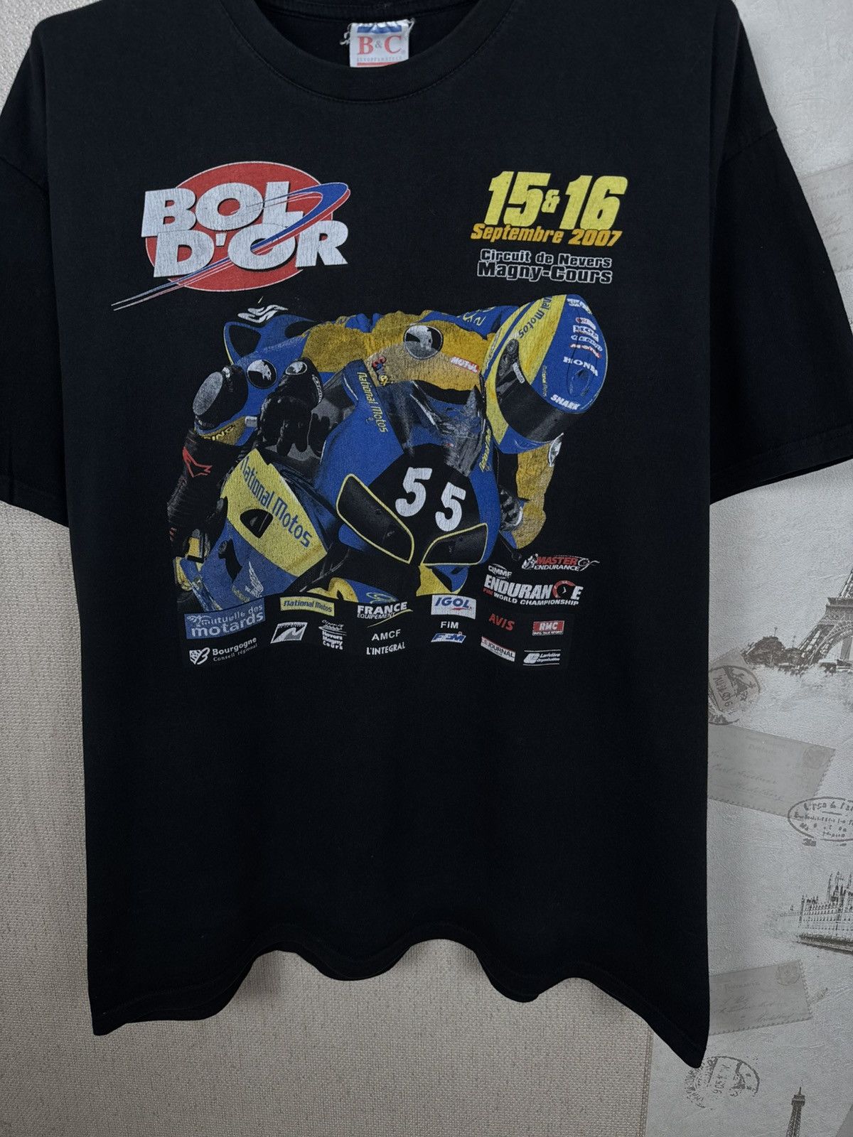 Other Vintage Bol D’or T shirt Moto Racing Biker 2XL Streetwear Size US XXL / EU 58 / 5 - 8 Thumbnail