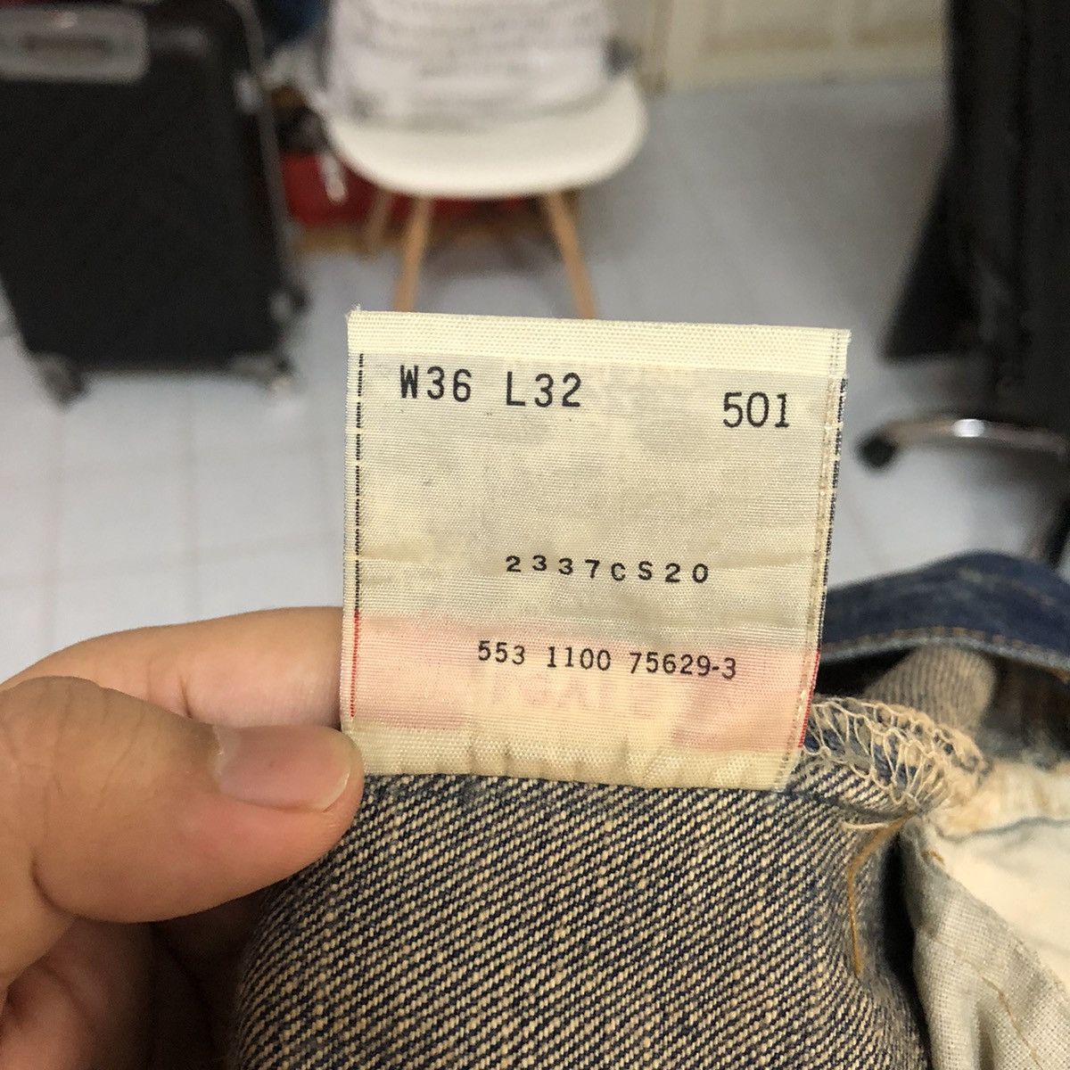 Levi's Levis 501 Blue Denim Pants #A2618 Size US 36 / EU 52 - 21 Thumbnail
